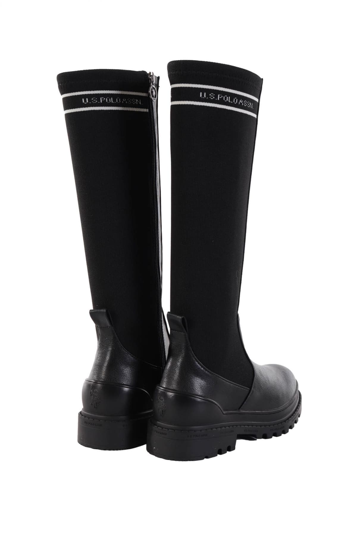 U.S POLO ASSN ΠΑΠΟΥΤΣΙΑ ΜΠΟΤΑ BRUNA001A ΜΑΥΡΟ