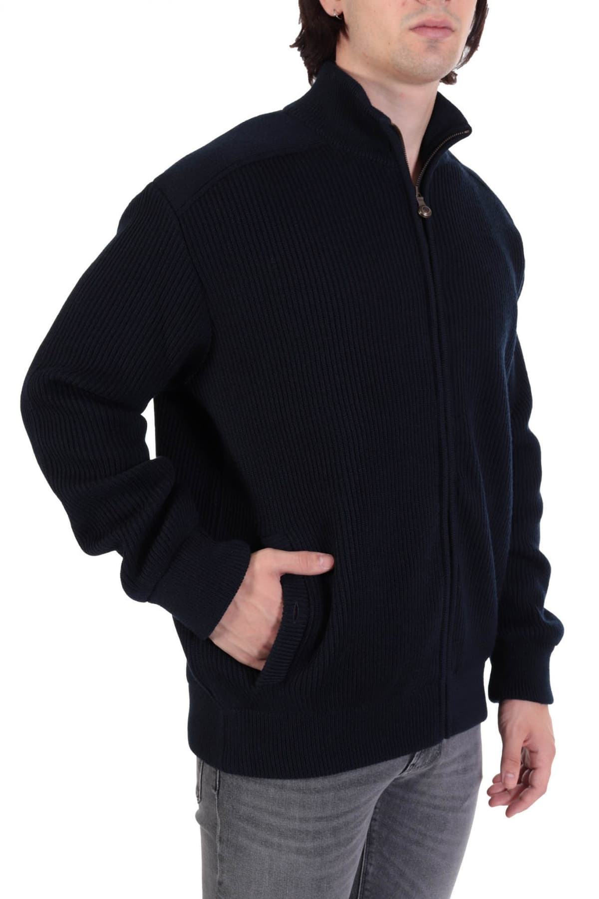 PAUL&SHARK ΜΠΟΥΦΑΝΟΖΑΚΕΤΑ ΠΛΕΚΤΟ ΜΠΛΕ