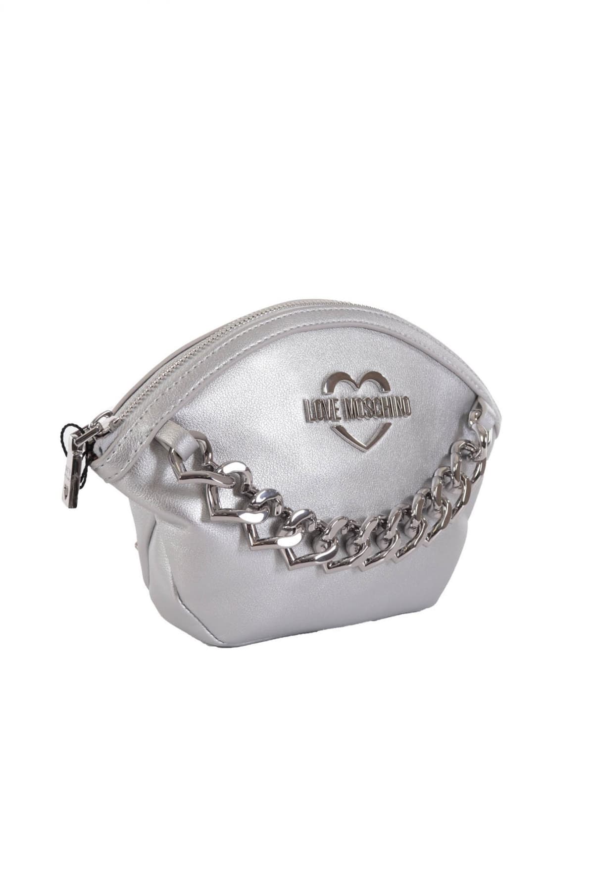 LOVE MOSCHINO ΤΣΑΝΤΑΚΙ ΜΕΣΗΣ CROSSBODY ΑΛΥΣΙΔΑ ΑΣΗΜΙ