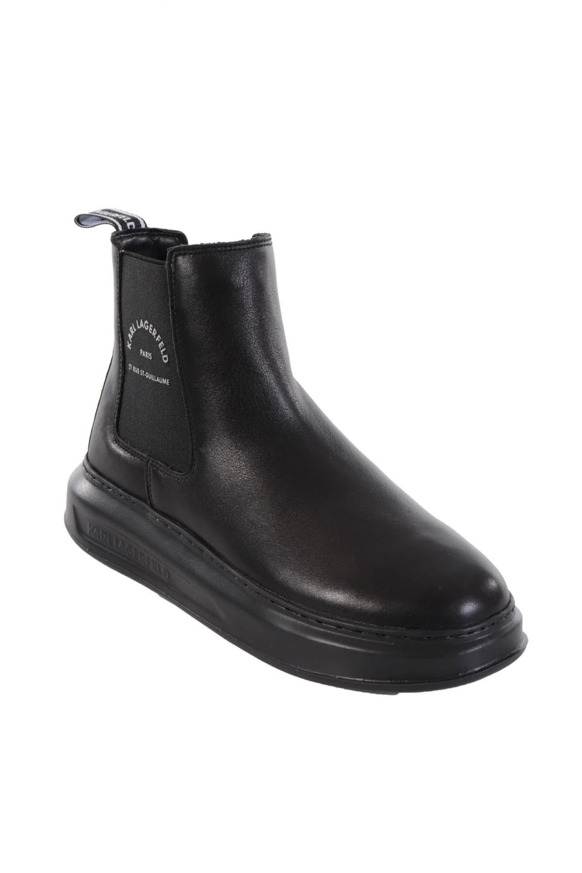 KARL LAGERFELD ΠΑΠΟΥΤΣΙΑ ΜΠΟΤΑΚΙ KAPRI MENS MAISON GORE MID BOOT ΜΑΥΡΟ
