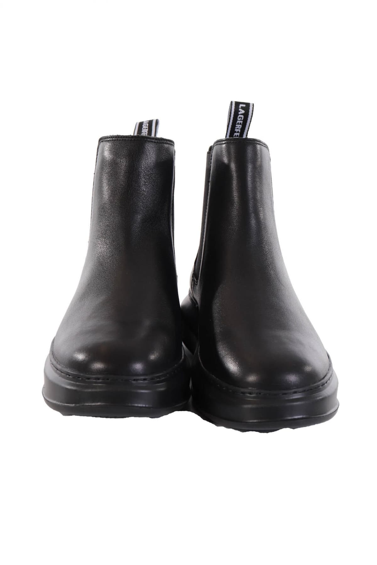 KARL LAGERFELD ΠΑΠΟΥΤΣΙΑ ΜΠΟΤΑΚΙ KAPRI MENS MAISON GORE MID BOOT ΜΑΥΡΟ