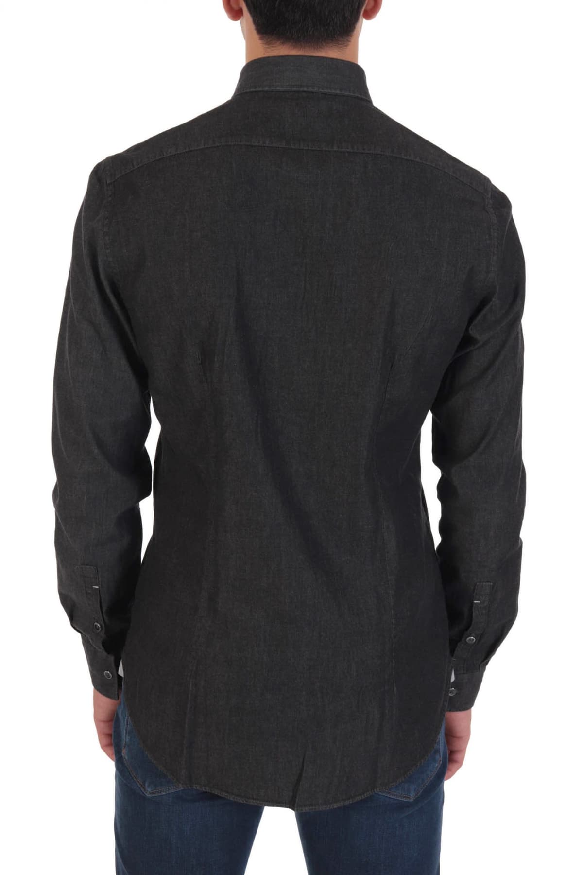 MICHAEL KORS ΠΟΥΚΑΜΙΣΟ BUTTON DOWN JEANS SLIM FIT ΓΚΡΙ