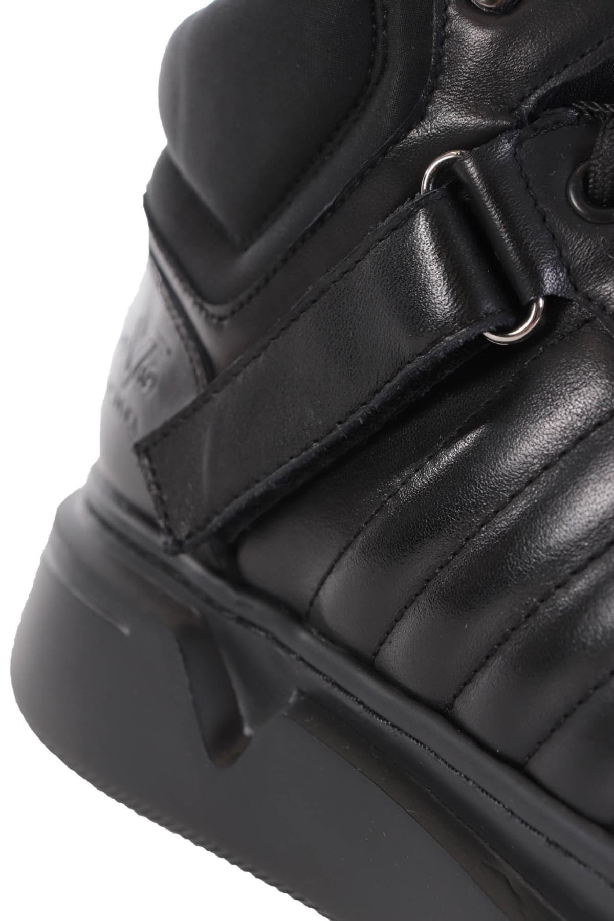 V 19.69 ΠΑΠΟΥΤΣΙ ΜΠΟΤΑΚΙ SNEAKERS ΜΑΥΡΟ-ΚΟΚΚΙΝΟ