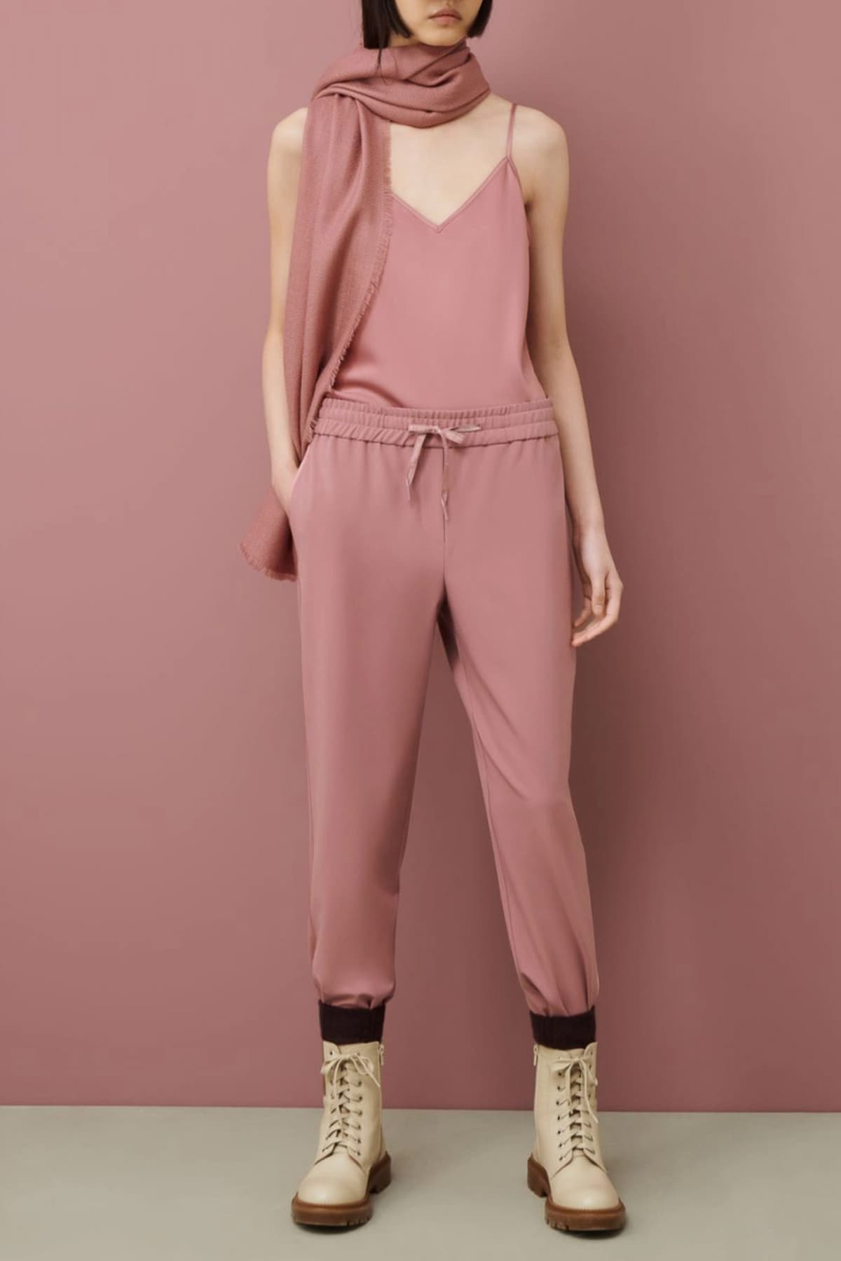 MARELLA MONOCHROME ΠΑΝΤΕΛΟΝΙ ΦΟΡΜΑ ΣΟΥΡΑ ΜΕΣΗ CENTO ΣΟΥΡΑ ΜΕΣΗ ΚΟΡΔΟΝΙ ΣΑΠΙΟ ΜΗΛΟ