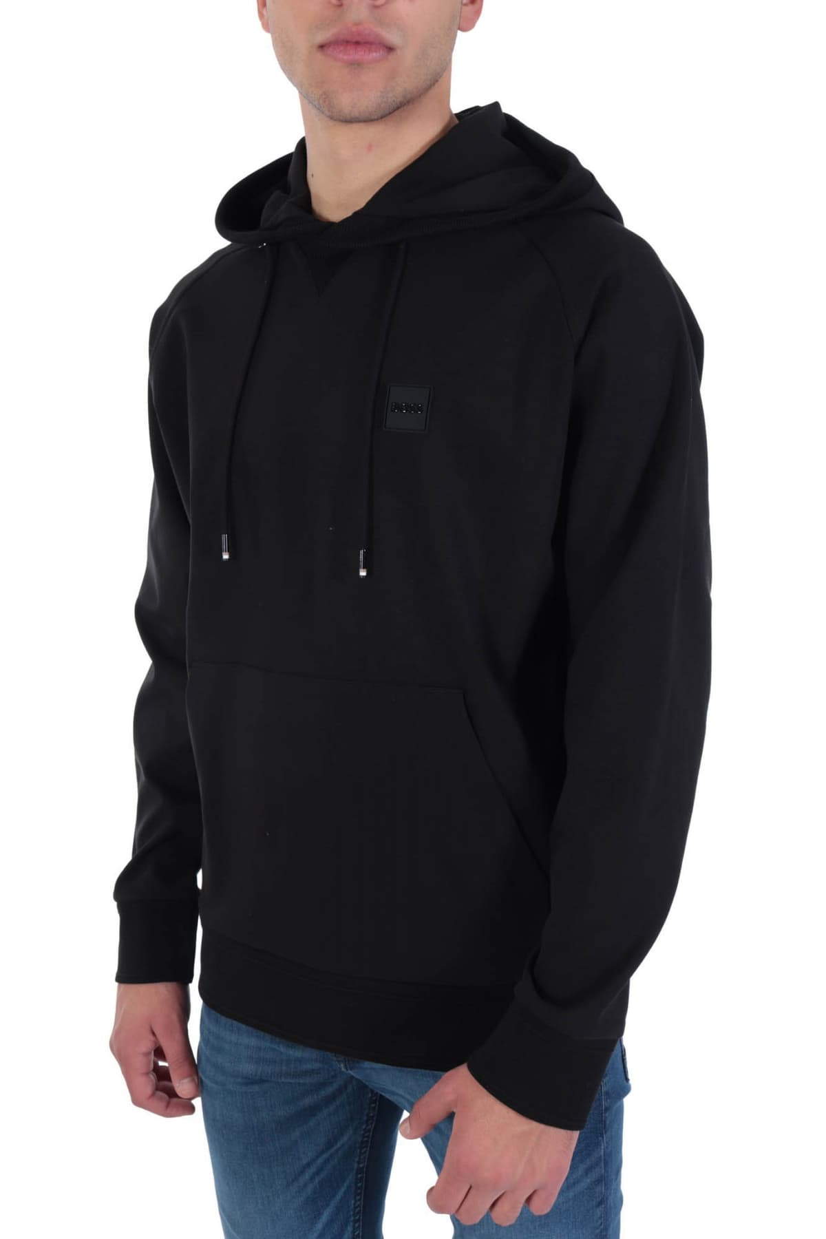 BOSS ΦΟΥΤΕΡ HOODIE SEEGER 85 ΜΑΥΡΟ