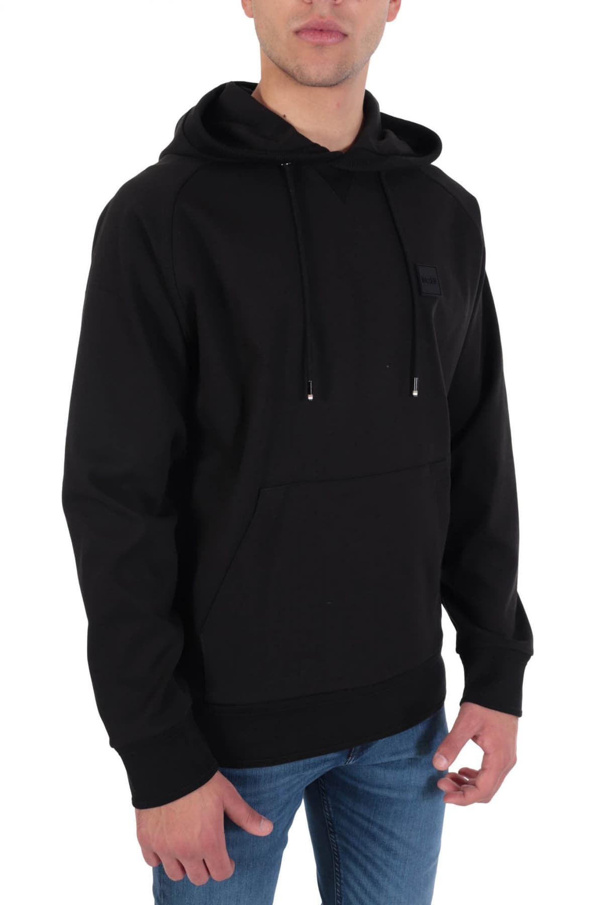 BOSS ΦΟΥΤΕΡ HOODIE SEEGER 85 ΜΑΥΡΟ