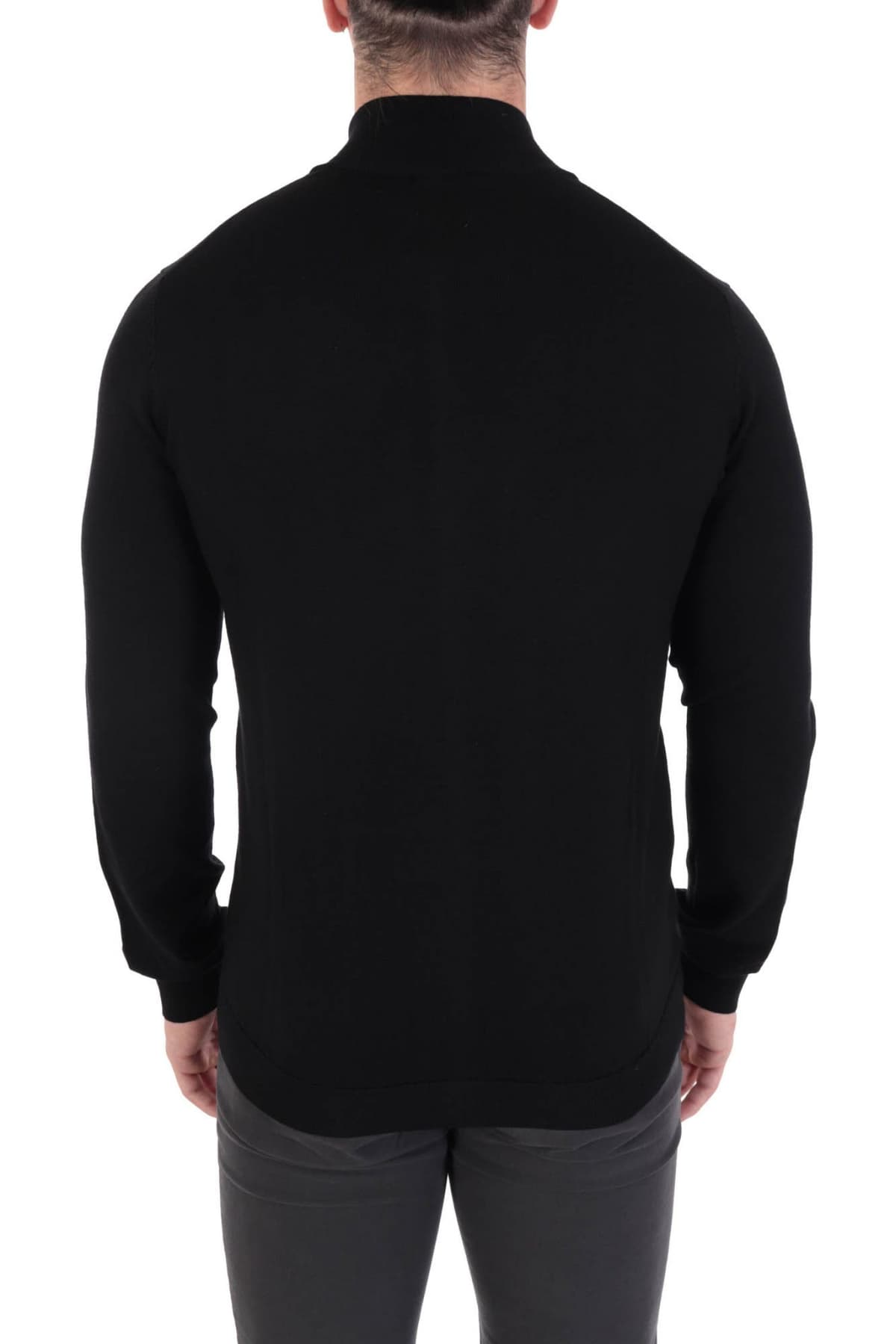 HUGO ΠΛΕΚΤΟ FULLZIP SAN JORGE-M ΜΑΥΡΟ