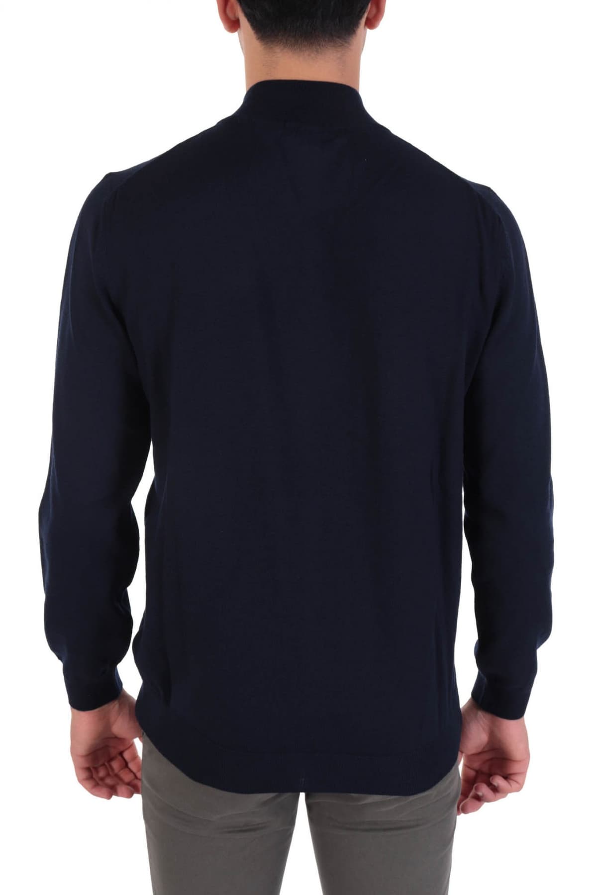 BOSS ΠΛΕΚΤΟ FULL ZIP BALONSO-L ΜΠΛΕ