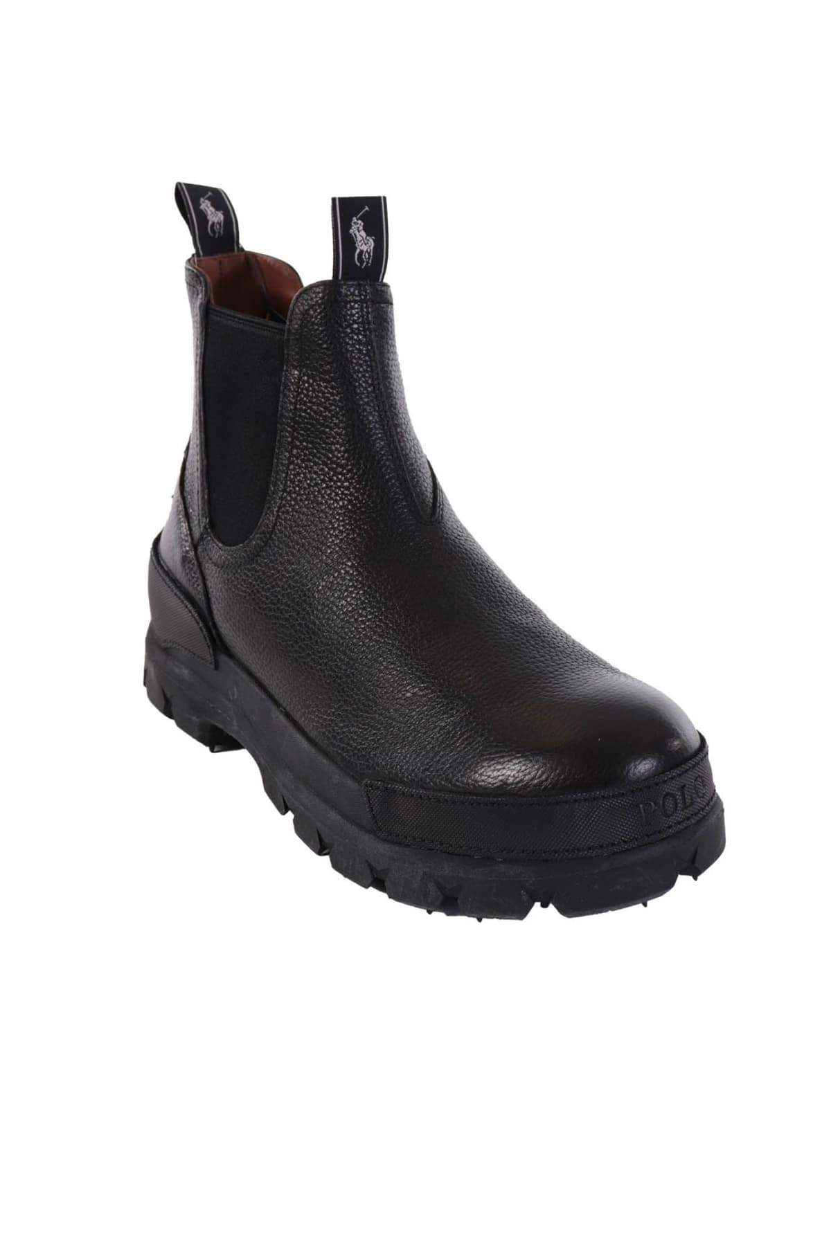 RALPH LAUREN ΠΑΠΟΥΤΣΙΑ ΜΠΟΤΑΚΙ OSLO CHELSEA-BO-MCB ΜΑΥΡΟ