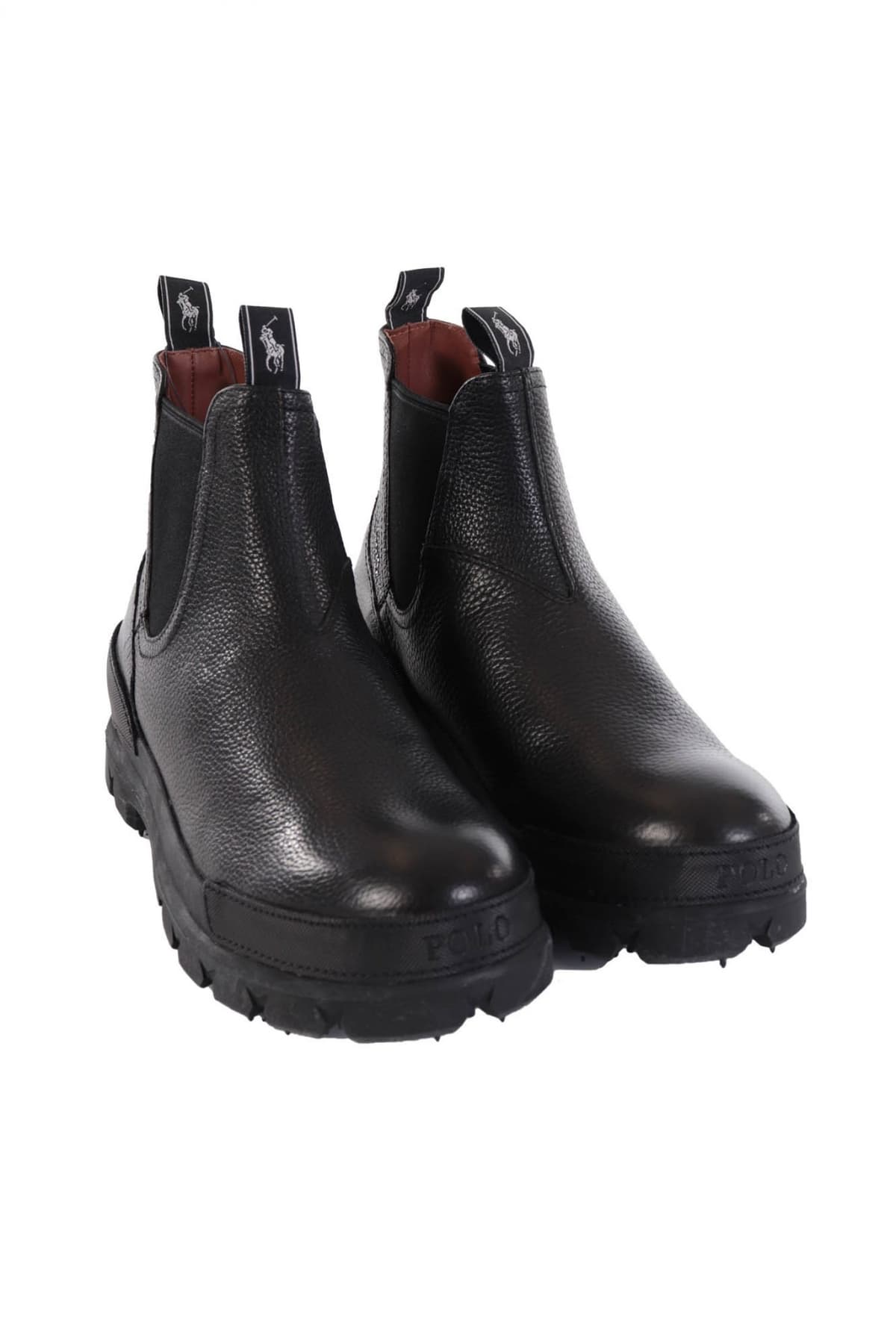 RALPH LAUREN ΠΑΠΟΥΤΣΙΑ ΜΠΟΤΑΚΙ OSLO CHELSEA-BO-MCB ΜΑΥΡΟ