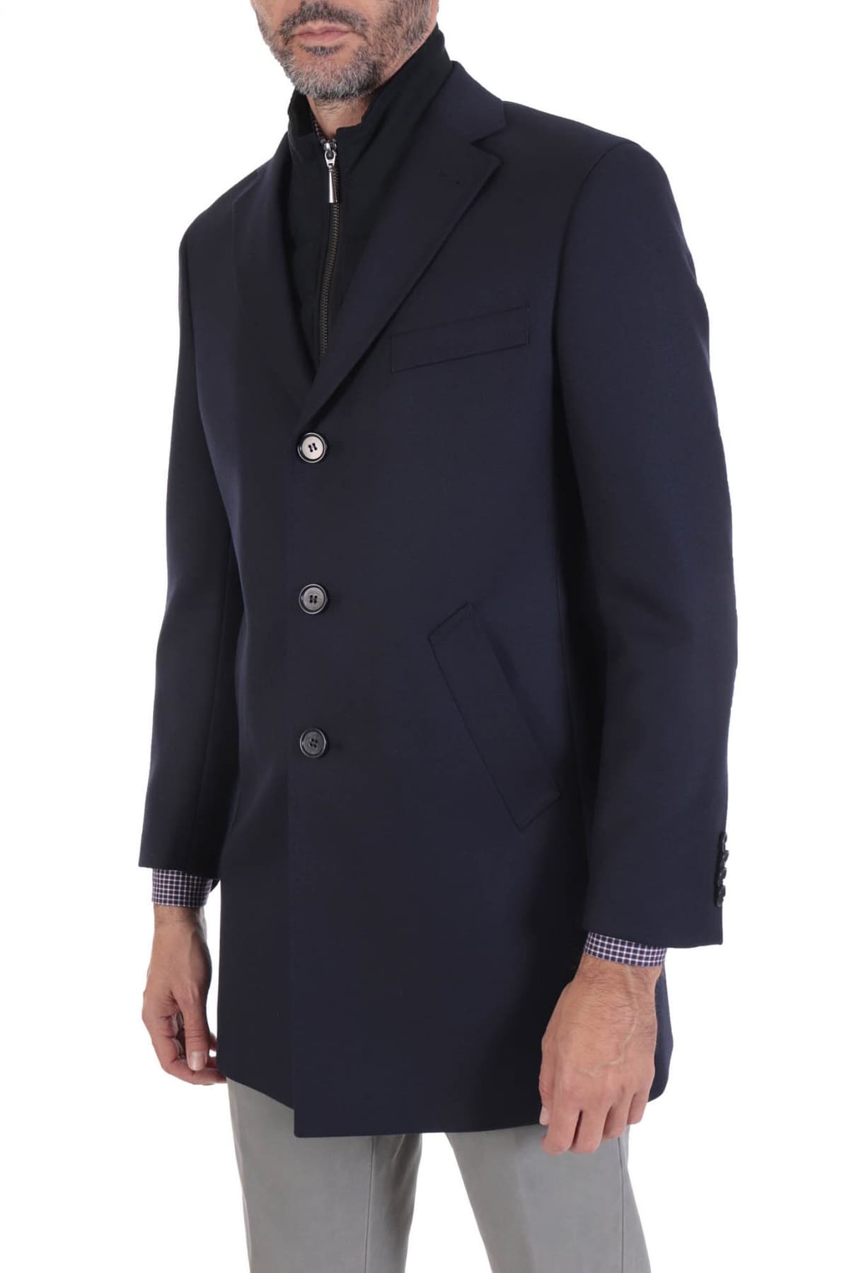 TOM FRANK ΗΜΙΠΑΛΤΟ ΑΠΟΣΠΩΜΕΝΟΣ ΘΩΡΑΚΑΣ ΜΠΛΕ