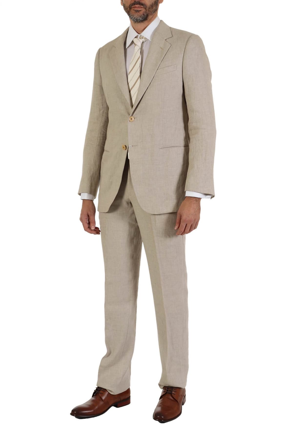 ARMANI COLLEZIONI ΚΟΣΤΟΥΜΙ ΔΙΚΟΥΜΠΟ ΡΙΓΕ ΓΚΡΙ