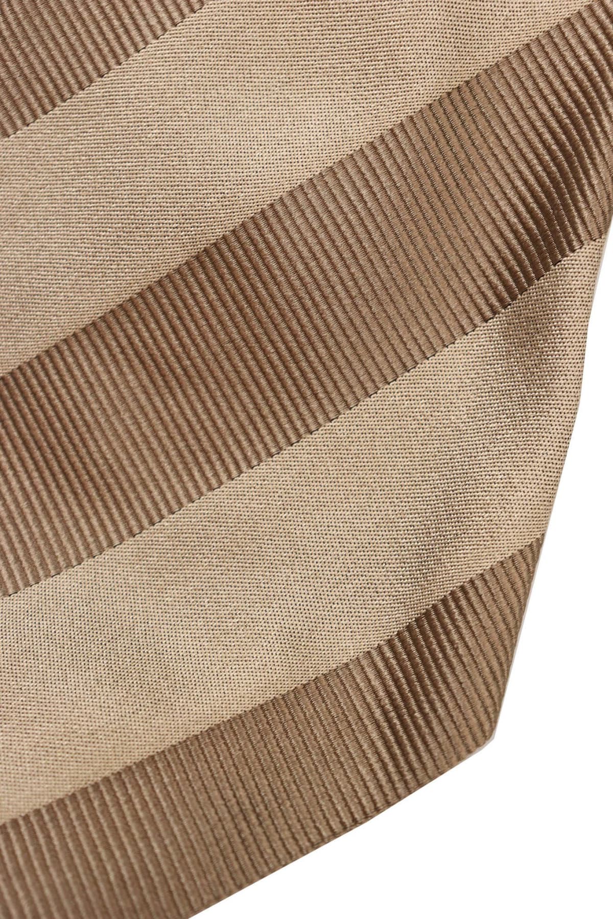 ARMANI COLLEZIONI ΓΡΑΒΑΤΑ 9.5CM ΡΙΓΕ ΜΠΕΖ