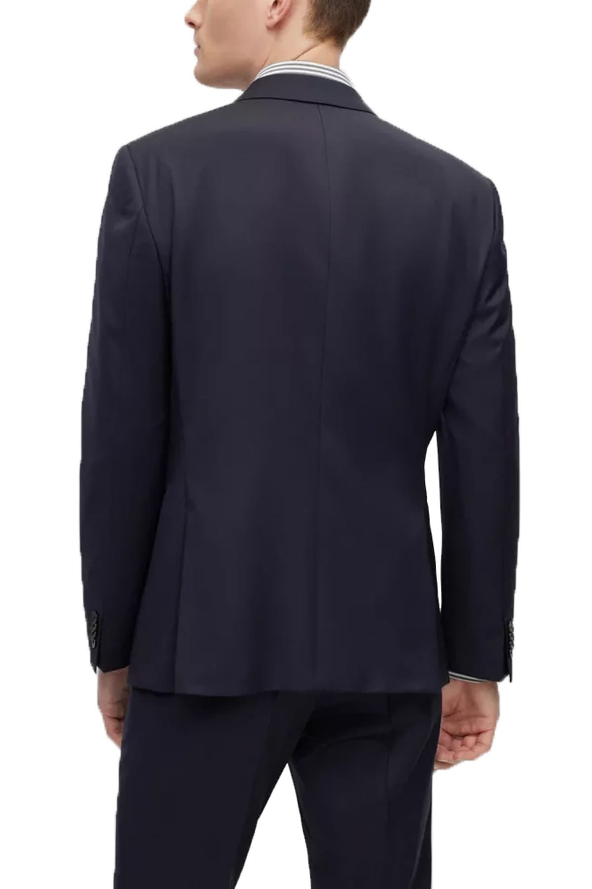 BOSS ΣΑΚΑΚΙ ΚΟΥΣΤΟΥΜΙΟΥ H HUGE-B1 SLIM FIT ΜΠΛΕ