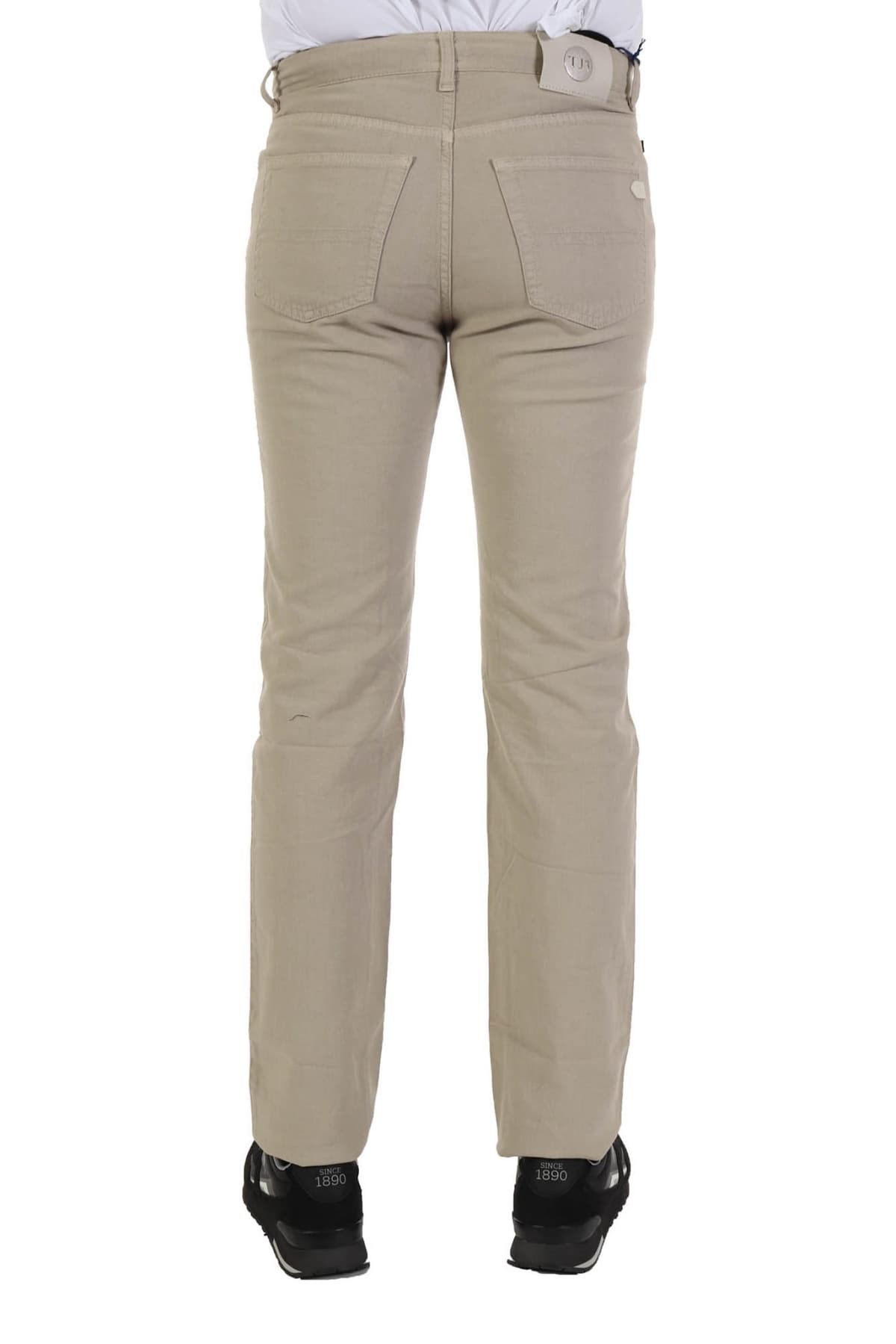 TRUSSARDI JEANS ΠΑΝΤΕΛΟΝΙ ΚΑΜΠΑΡΤΙΝΑ 380 ICON ΜΠΕΖ