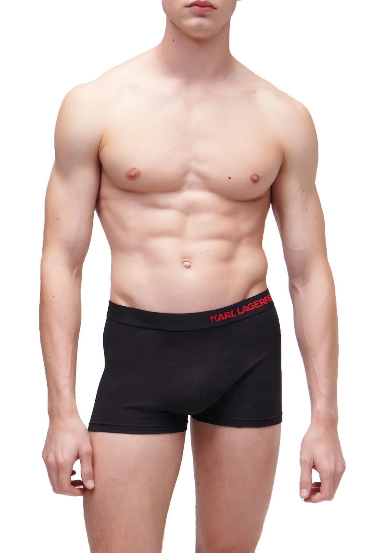 KARL LAGERFELD ΕΣΩΡΟΥΧΑ 3PACK HIP TRUNK LOGO ΜΑΥΡΟ