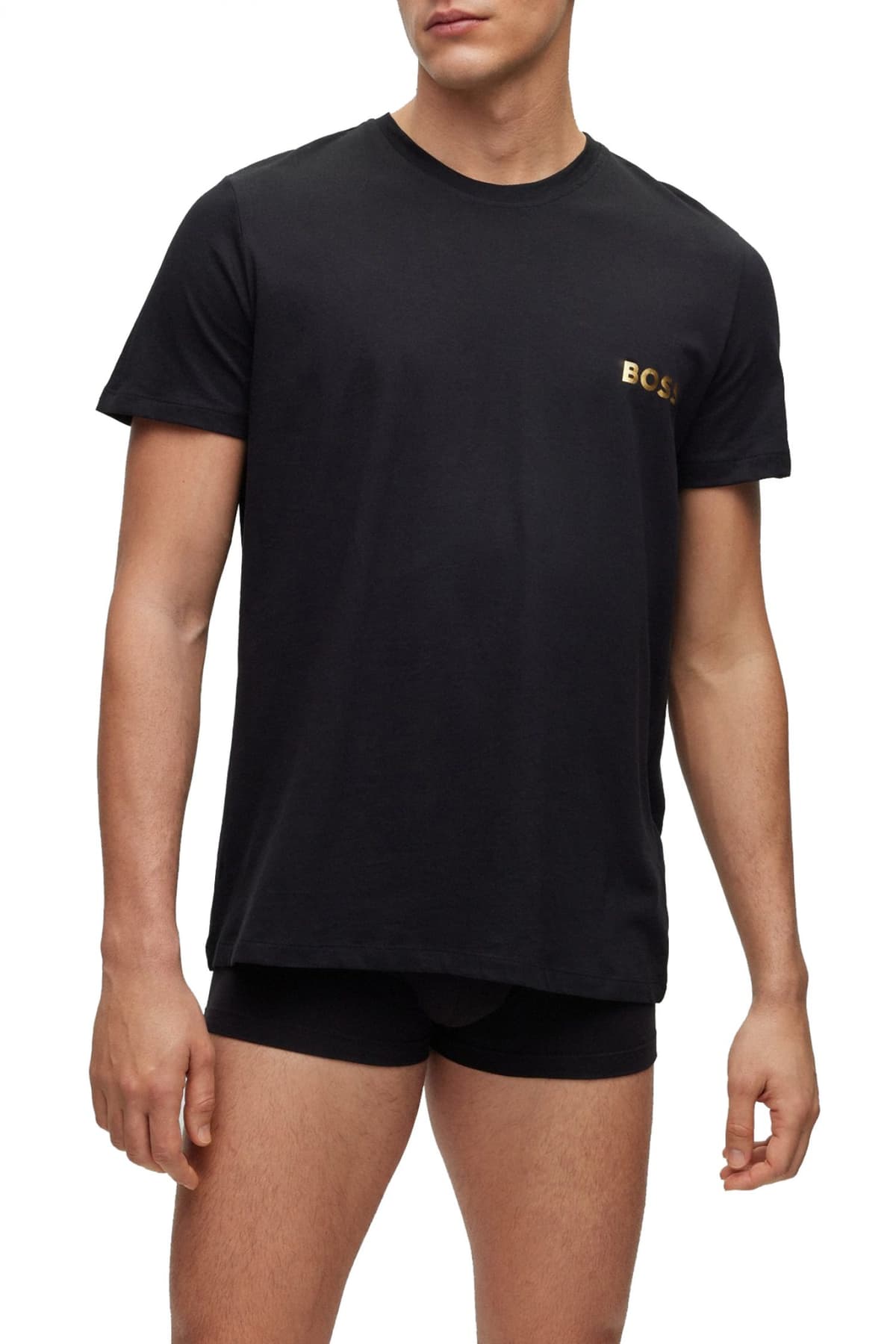 BOSS ΣΕΤ ΕΣΩΡΟΥΧΑ TSHIRTRN+TRUNK GIFT ΜΑΥΡΟ-ΧΡΥΣΟ