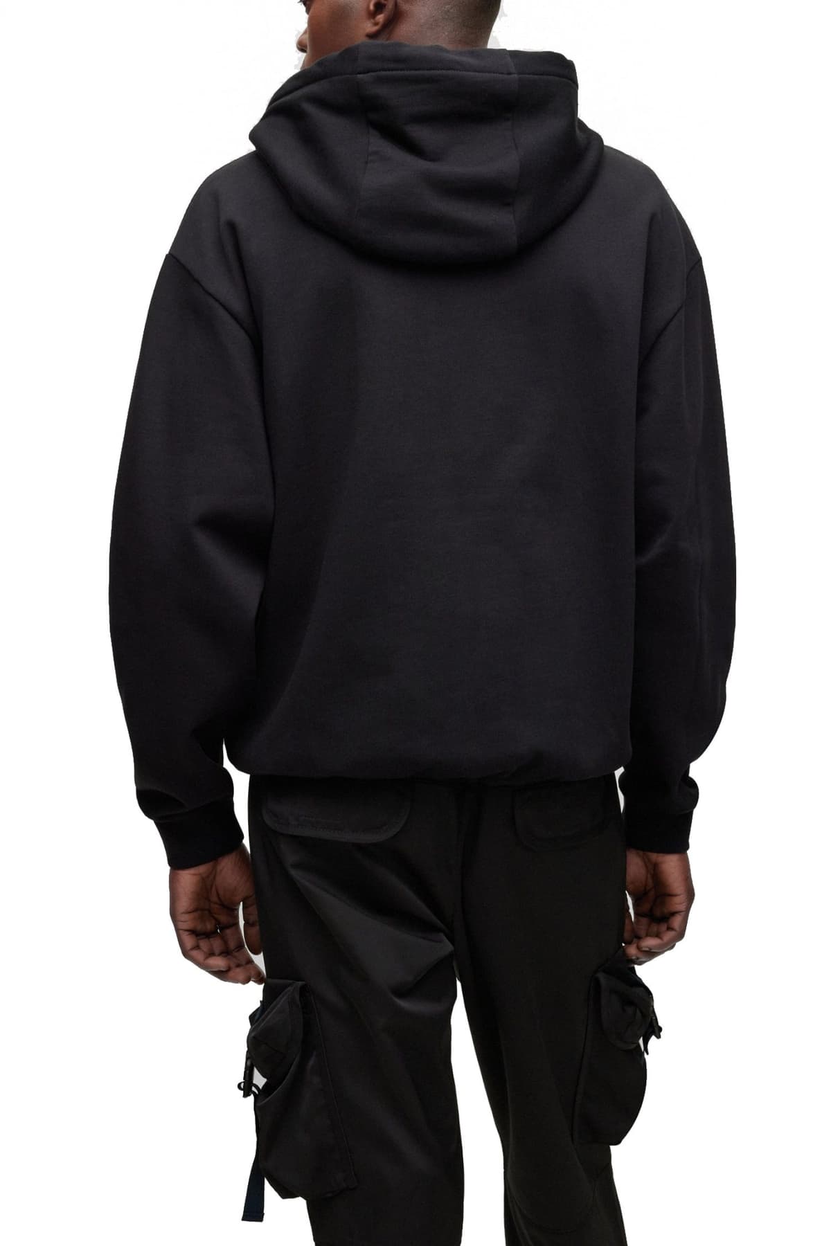 BOSS ΦΟΥΤΕΡ HOODIE W_KHABY_KB X KHABY ΜΑΥΡΟ