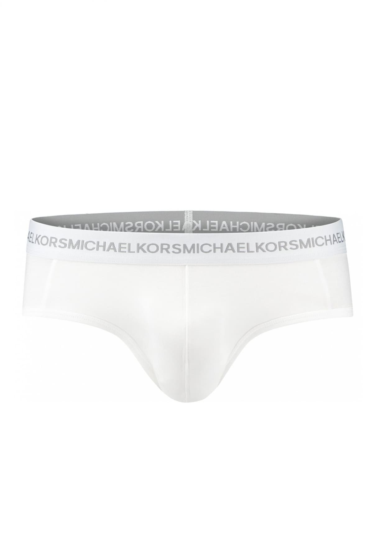 MICHAEL KORS ΕΣΩΡΟΥΧΑ 3PACK BRIEF STRETCH ΛΕΥΚΟ