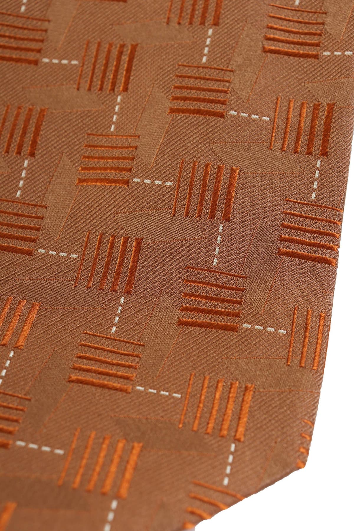 BOSS ΓΡΑΒΑΤΑ 9CM ΜΙΚΡΟΣΧΕΔΙΟ ΠΟΡΤΟΚΑΛΙ