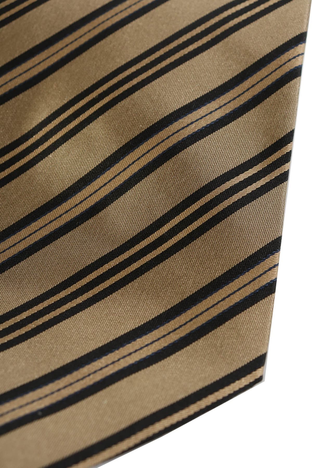 BOSS ΓΡΑΒΑΤΑ 9CM ΡΙΓΕ ΜΑΥΡΟ-ΧΡΥΣΟ