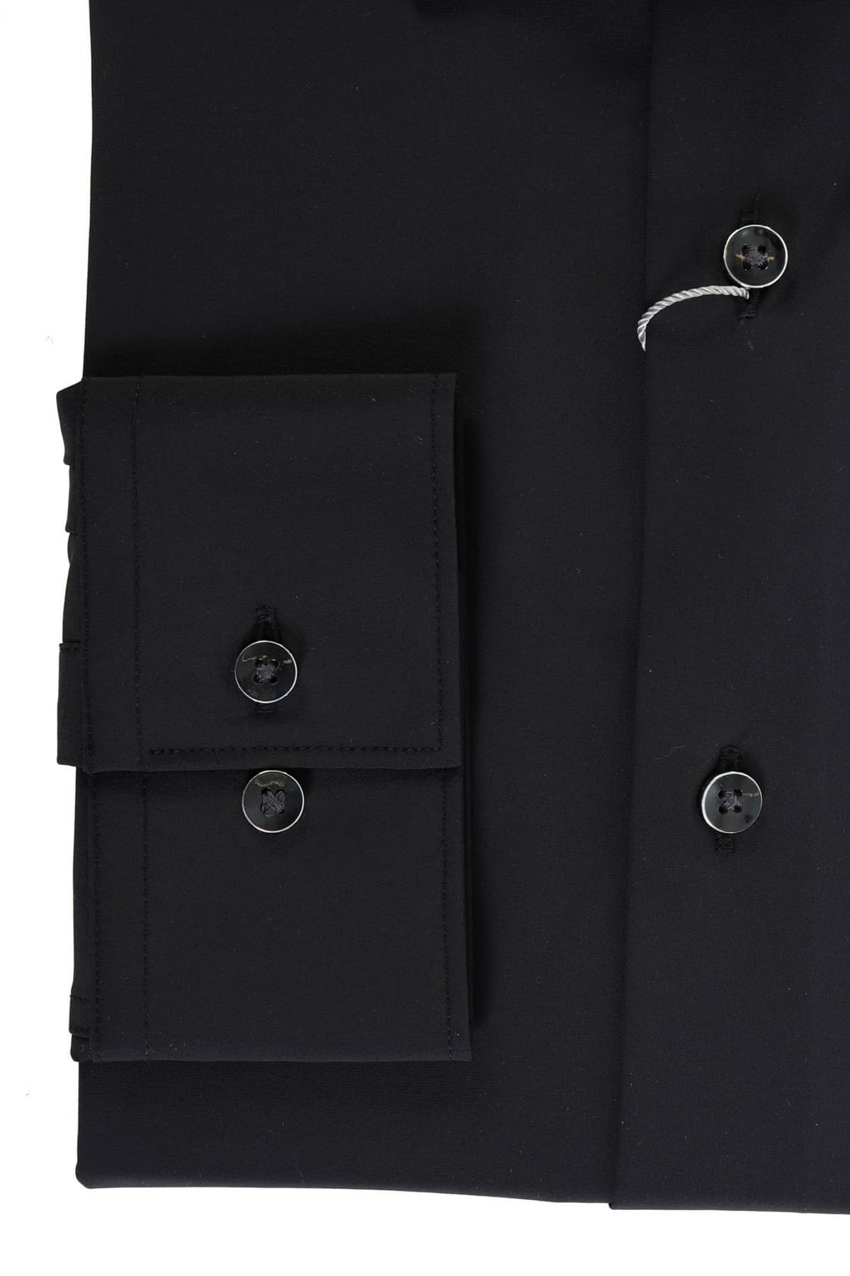 MICHAEL KORS ΠΟΥΚΑΜΙΣΟ SLIM FIT PERFORMANCE STRETCH ΜΑΥΡΟ