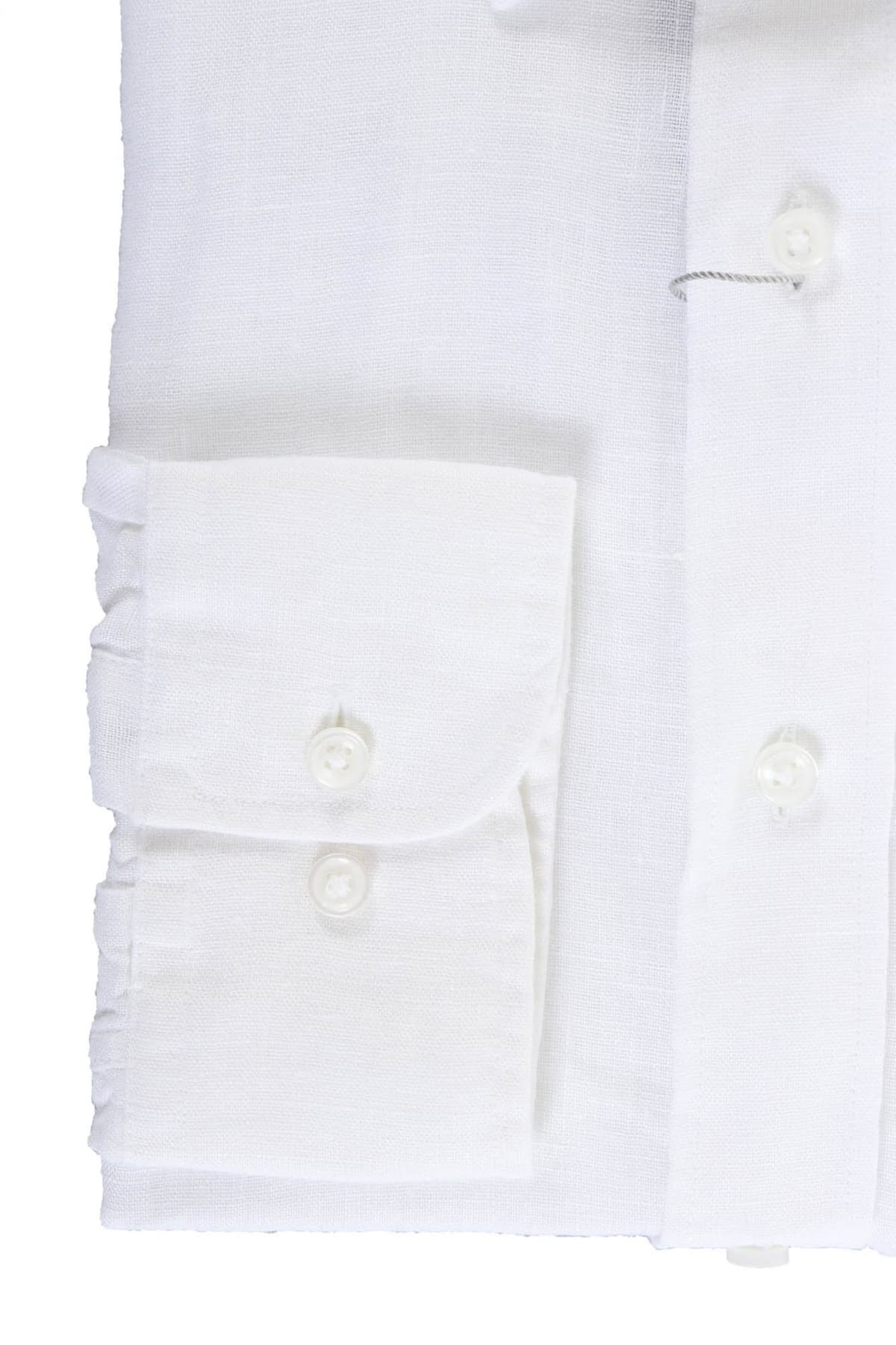 MICHAEL KORS ΠΟΥΚΑΜΙΣΟ SLIM FIT ΛΙΝΟ ΛΕΥΚΟ