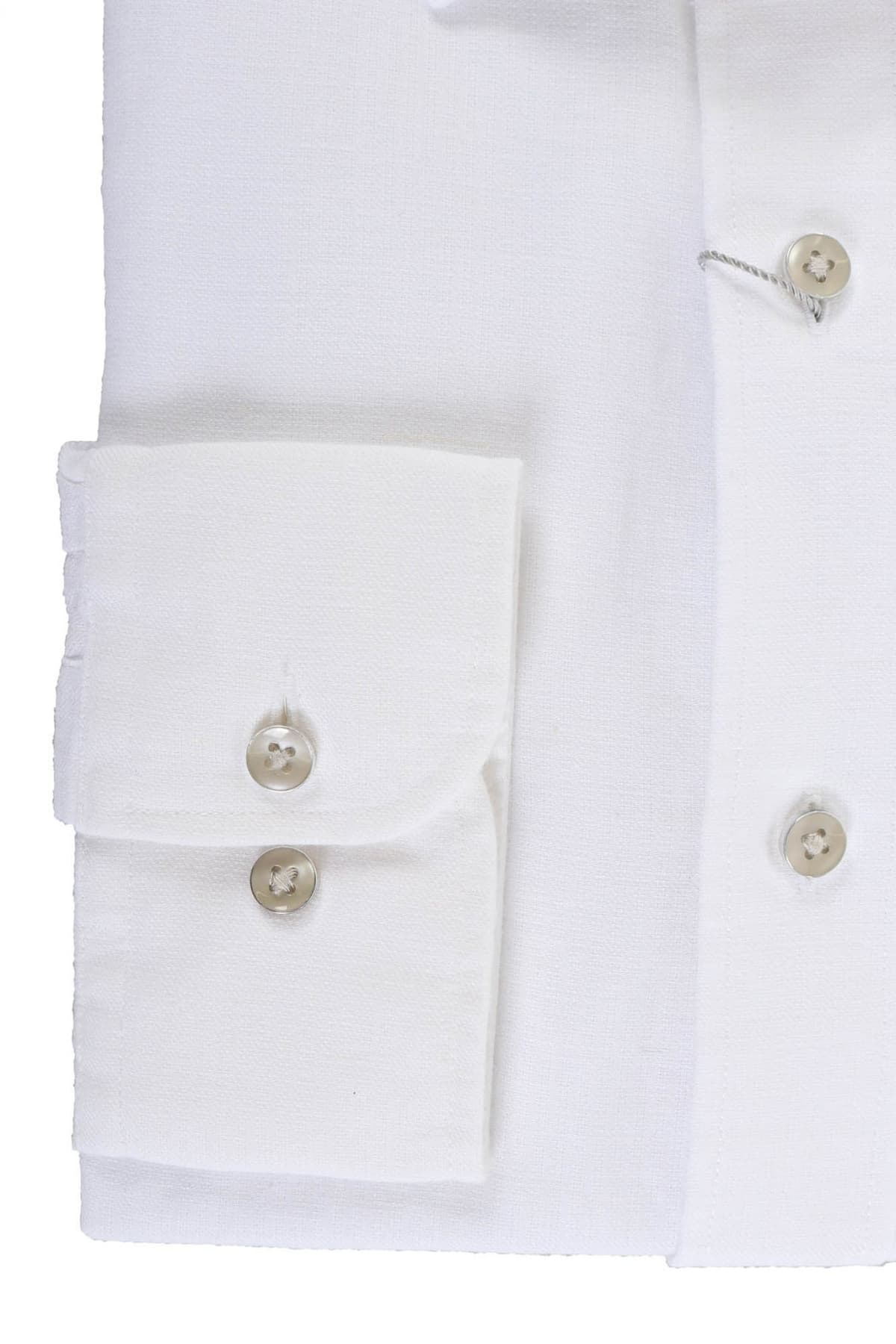 MICHAEL KORS ΠΟΥΚΑΜΙΣΟ SLIM FIT ΛΙΝΟ ΛΕΥΚΟ