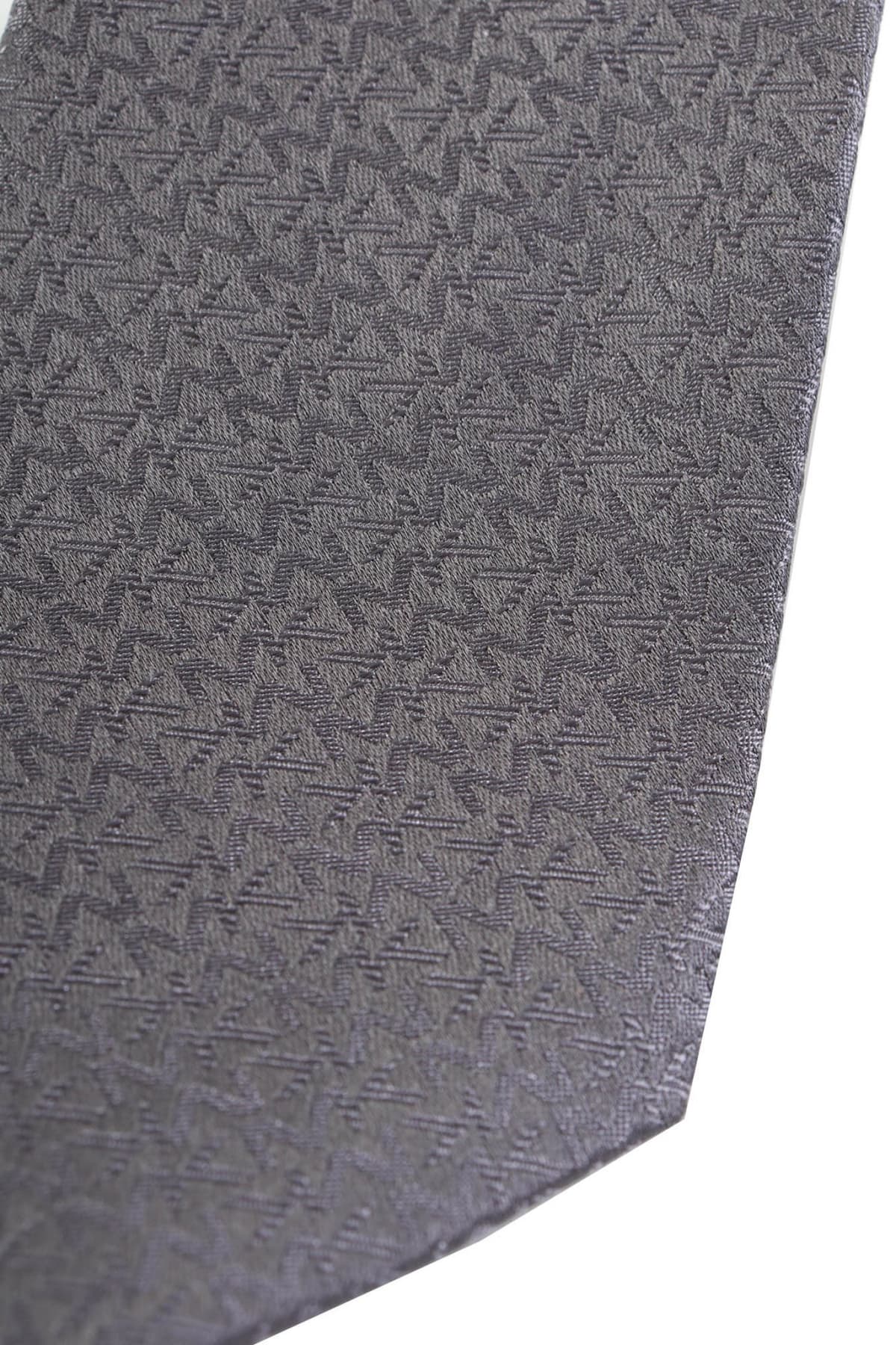 MICHAEL KORS ΓΡΑΒΑΤΑ ALL OVER PRINT LOGO ΓΚΡΙ