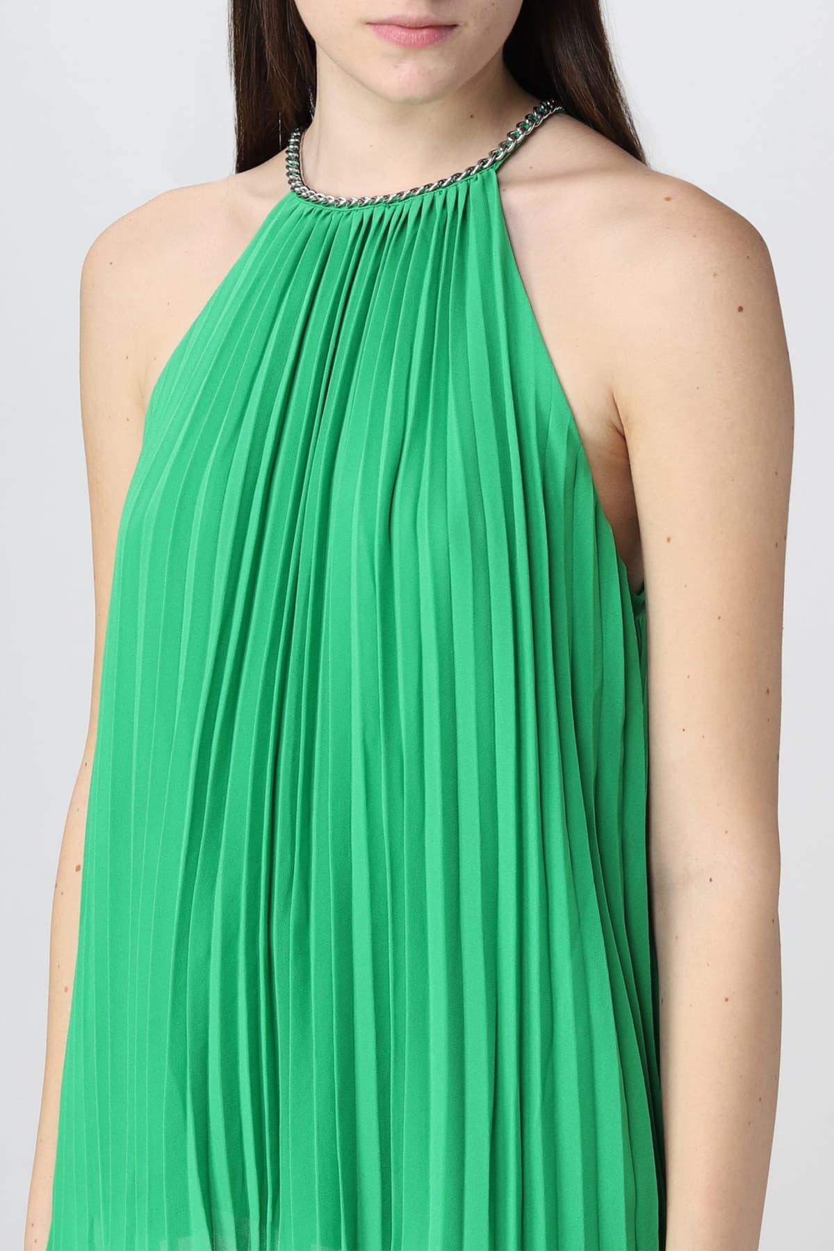 MICHAEL KORS TOP ΠΑΡΤΟΙ ΩΜΟΙ ΑΛΥΣΙΔΑ ΠΛΙΣΕ ΠΡΑΣΙΝΟ