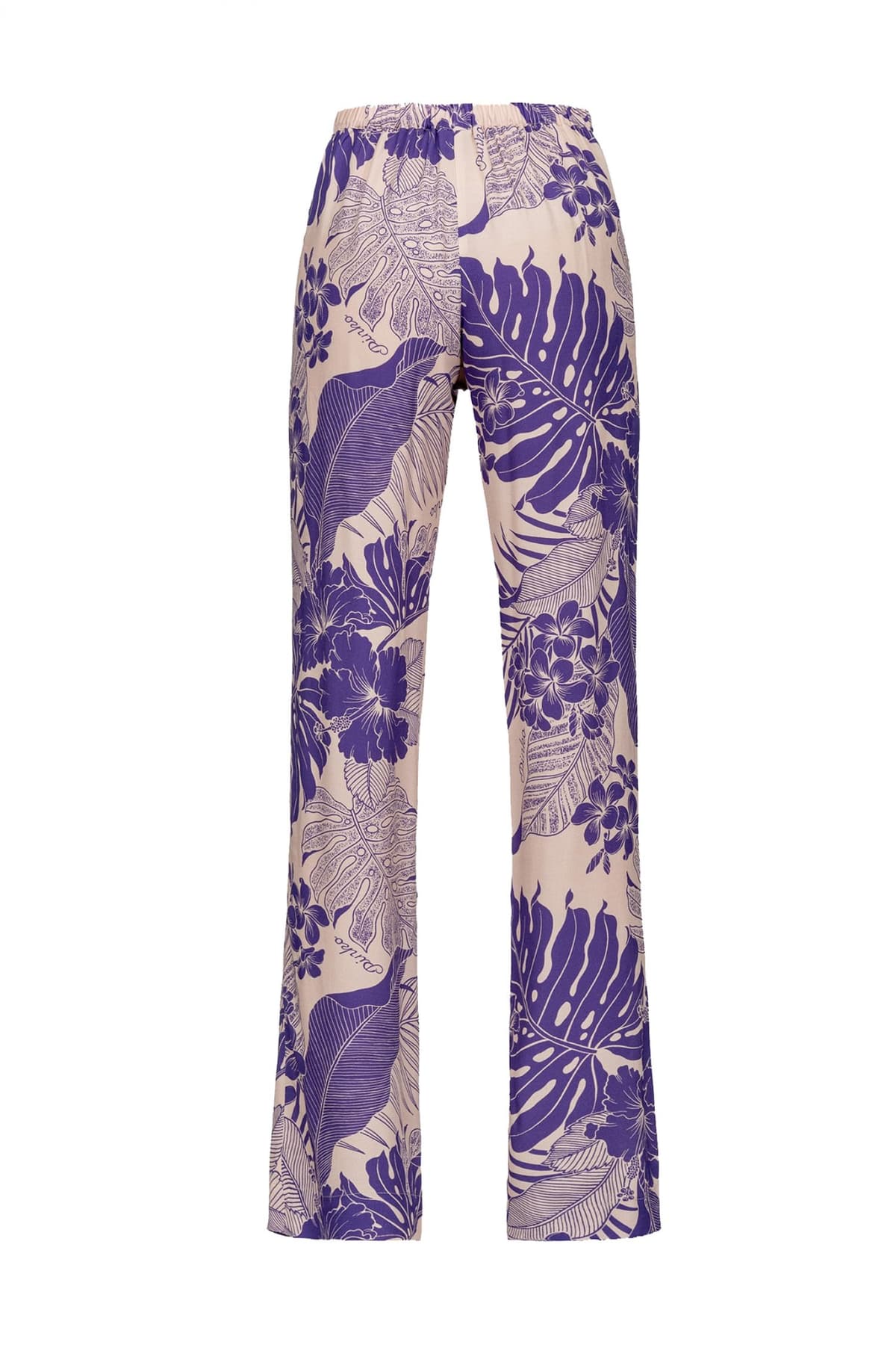 PINKO ΠΑΝΤΕΛΟΝΑ PACATO PANTALONE ΛΟΥΛΟΥΔΙΑ ΠΟΛΥΧΡΩΜΗ ΜΩΒ