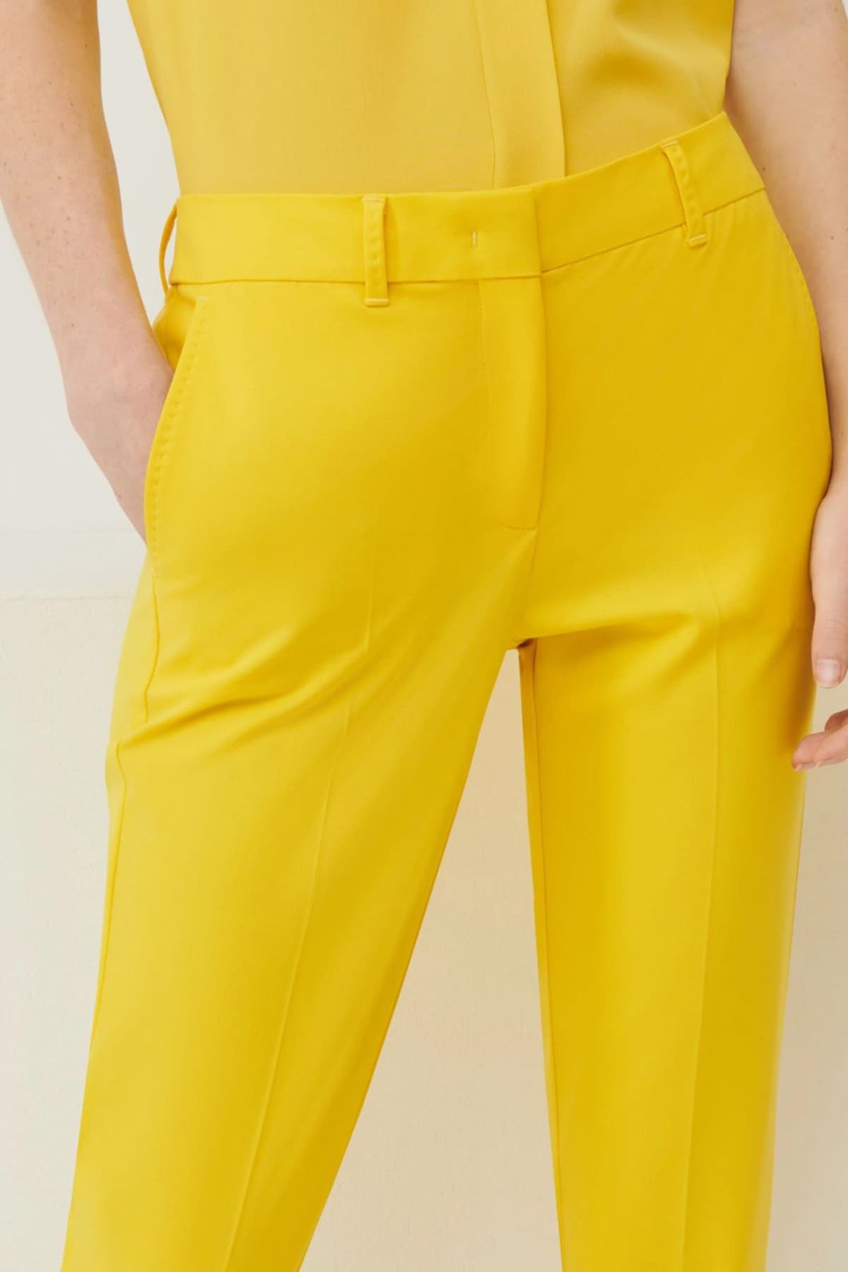 MARELLA ΠΑΝΤΕΛΟΝΙ CHINO DILUVIO ΚΙΤΡΙΝΟ