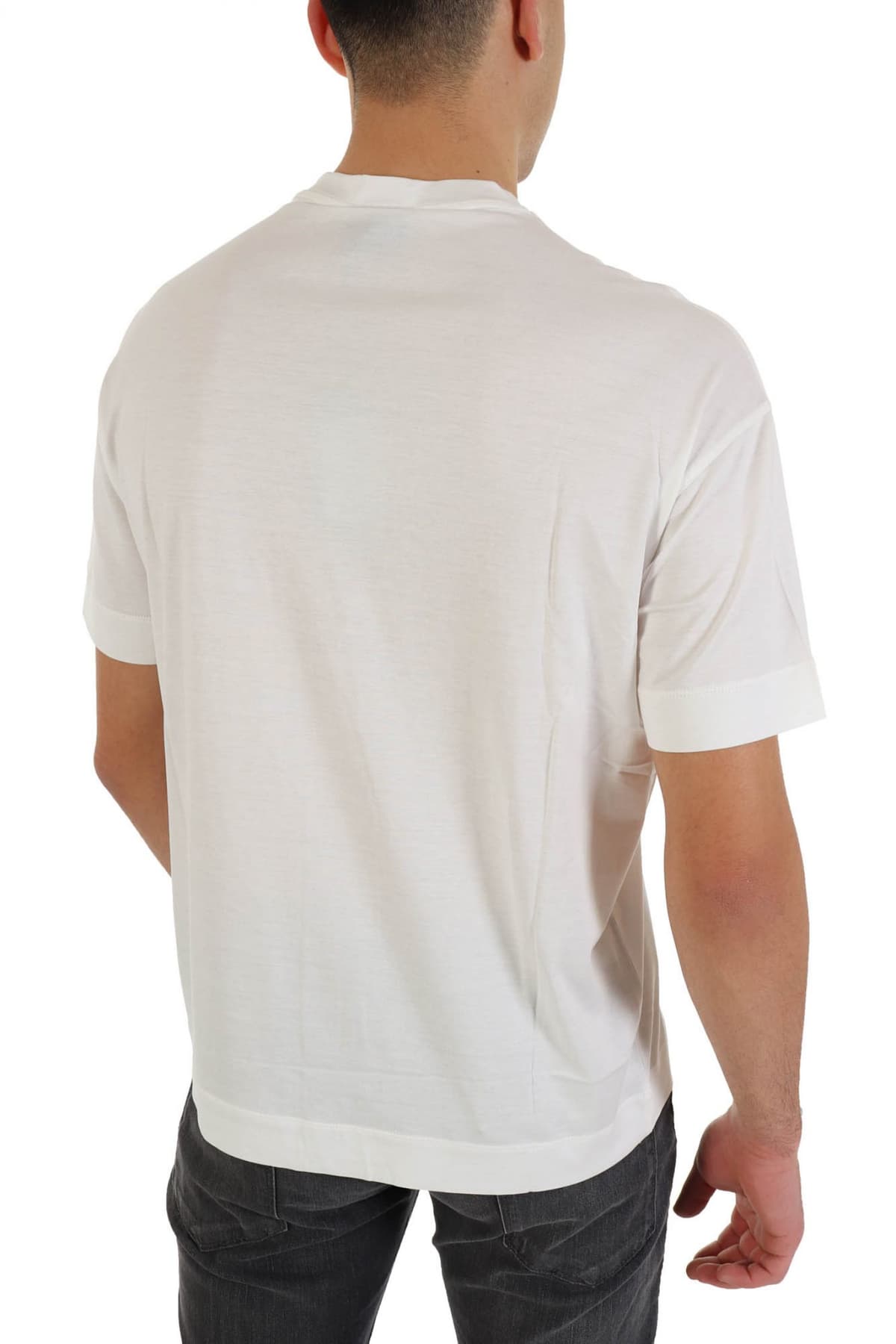 EMPORIO ARMANI T-SHIRT LOGO ΛΕΥΚΟ