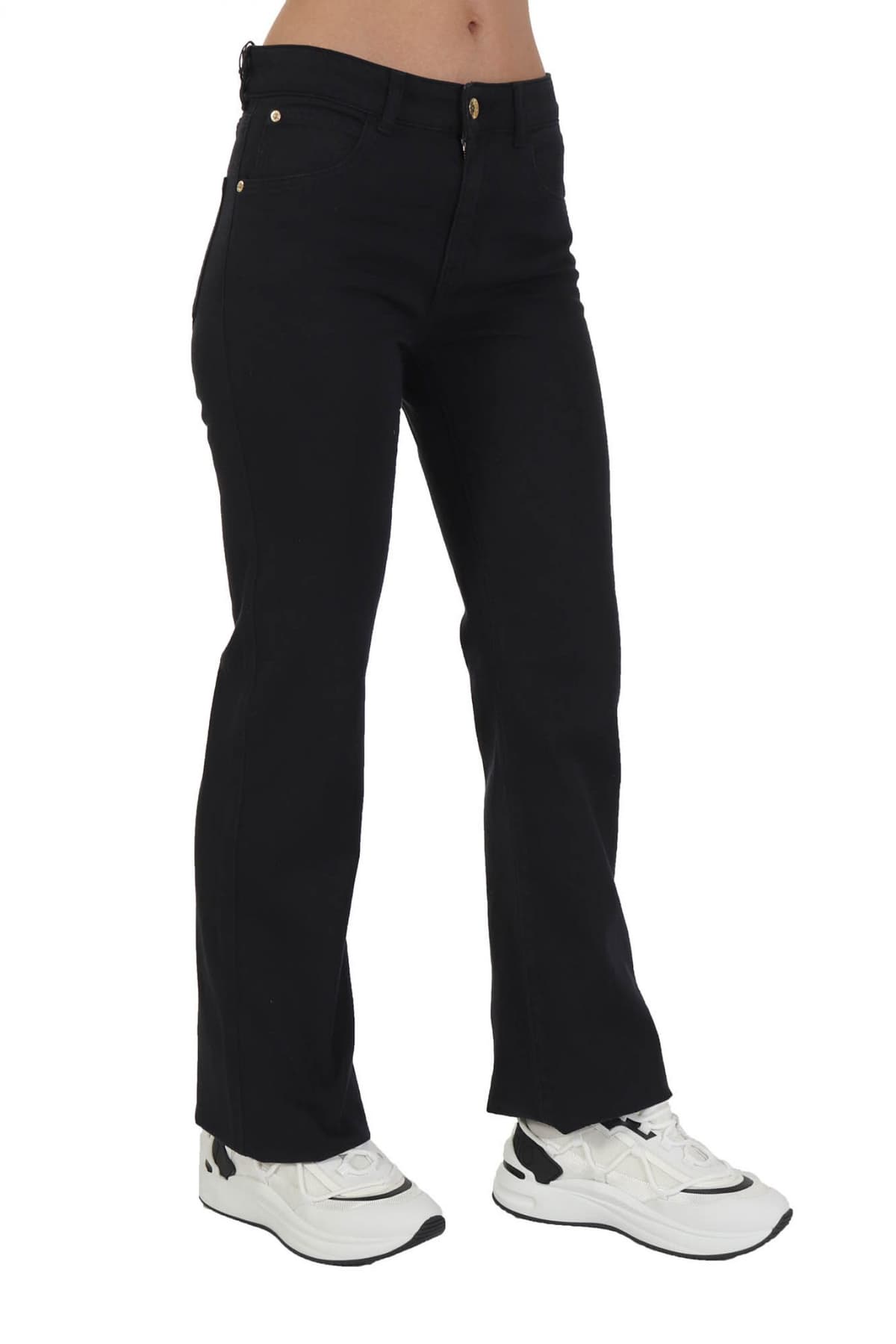 EMPORIO ARMANI ΠΑΝΤΕΛΟΝΙ JEANS WOMAN 5 POCKET FLAIR ΜΠΛΕ