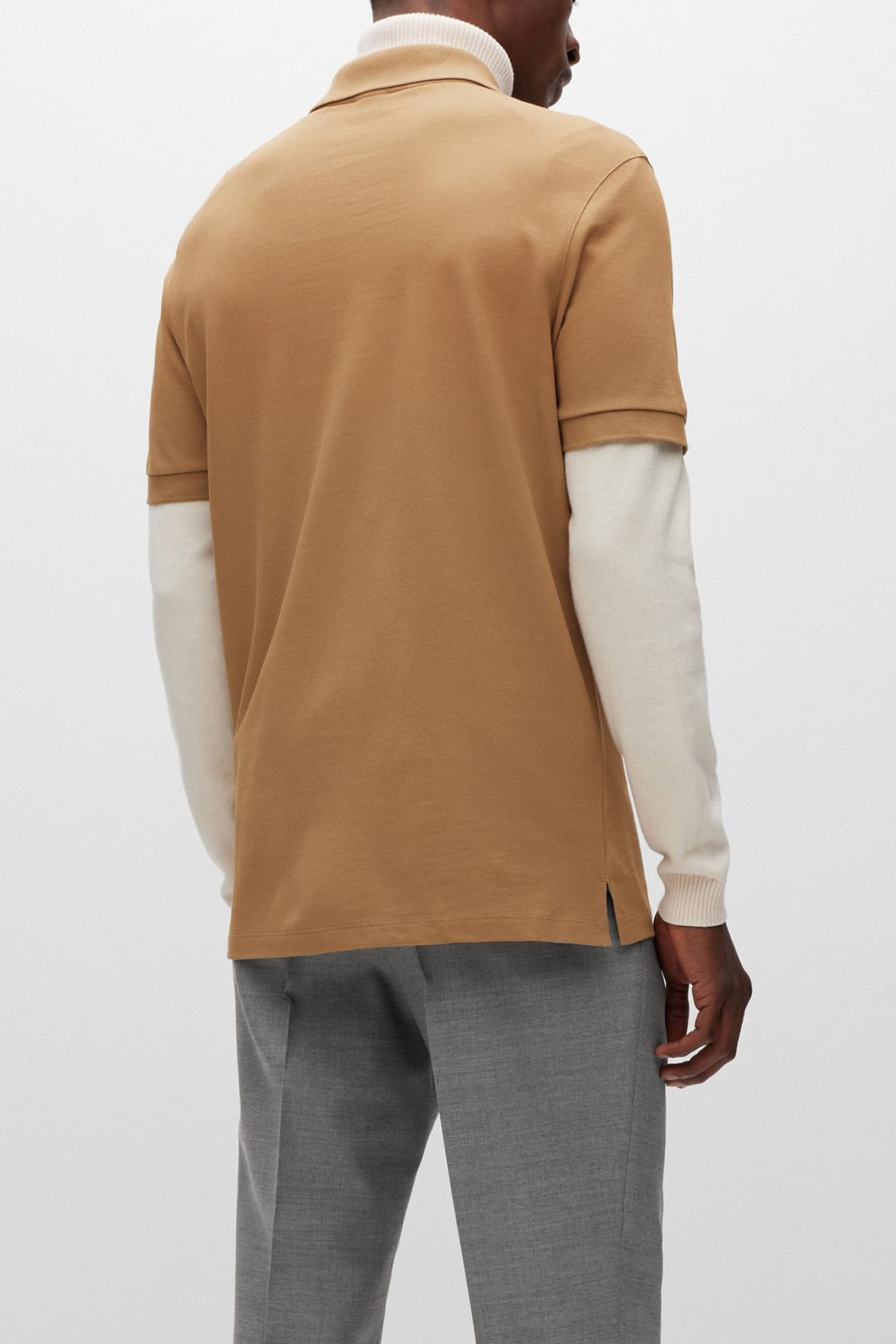 Men's Polo Shirts Boss Beige