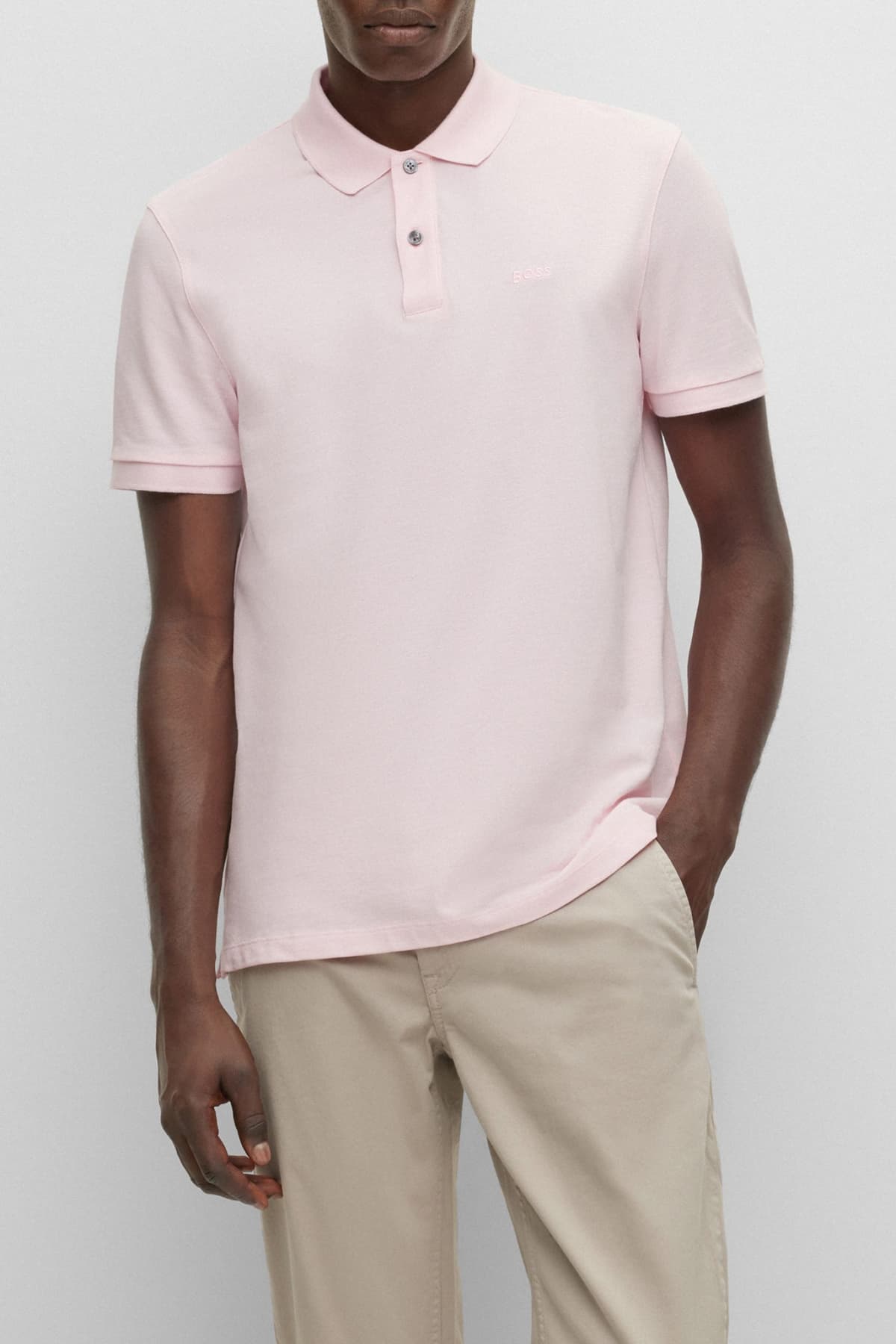 BOSS POLO PALLAS ΡΟΖ