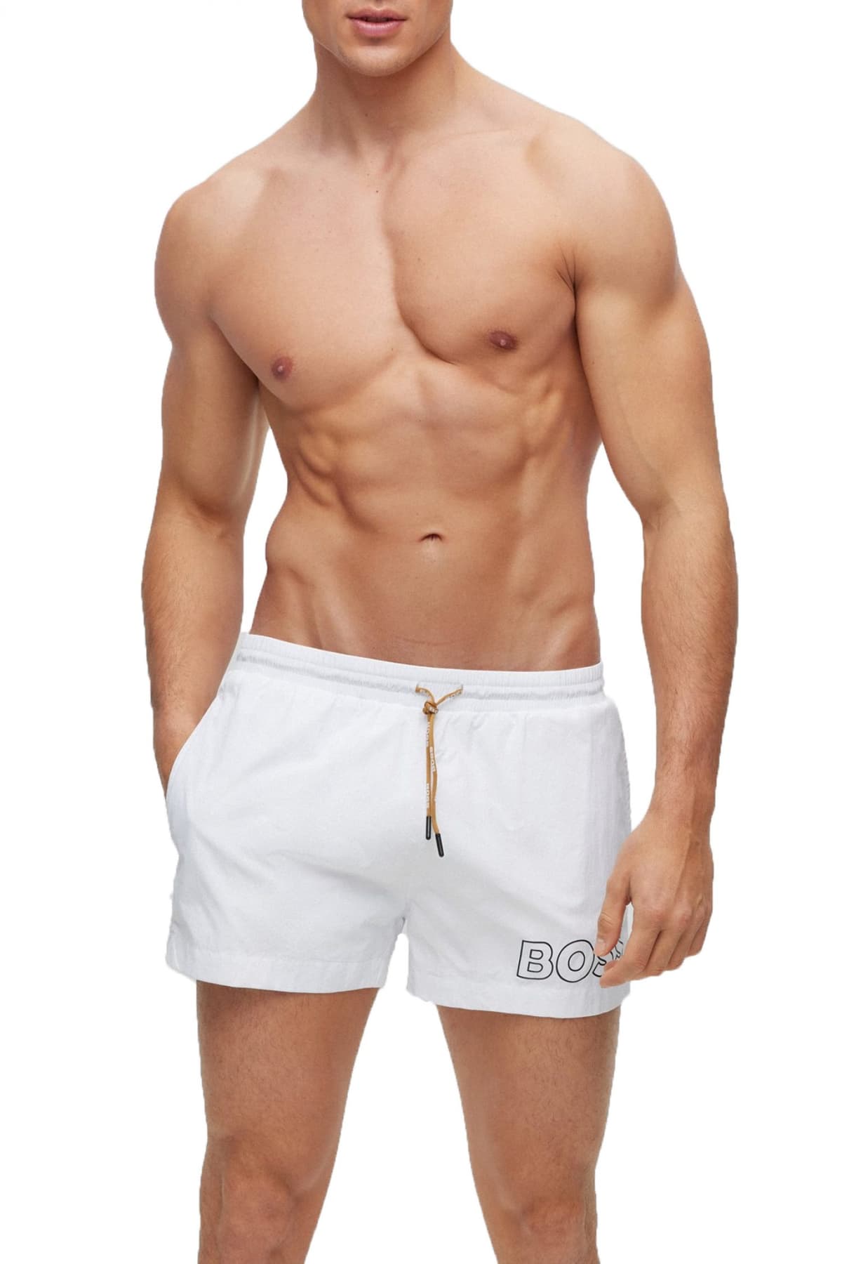Men's Swimwear Boss White