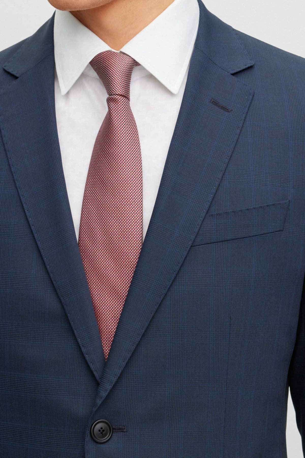 BOSS PERFORMANCE ΚΟΣΤΟΥΜΙ ΚΑΡΩ SLIM FIT P-HUGE-2PCS-232 ΜΠΛΕ