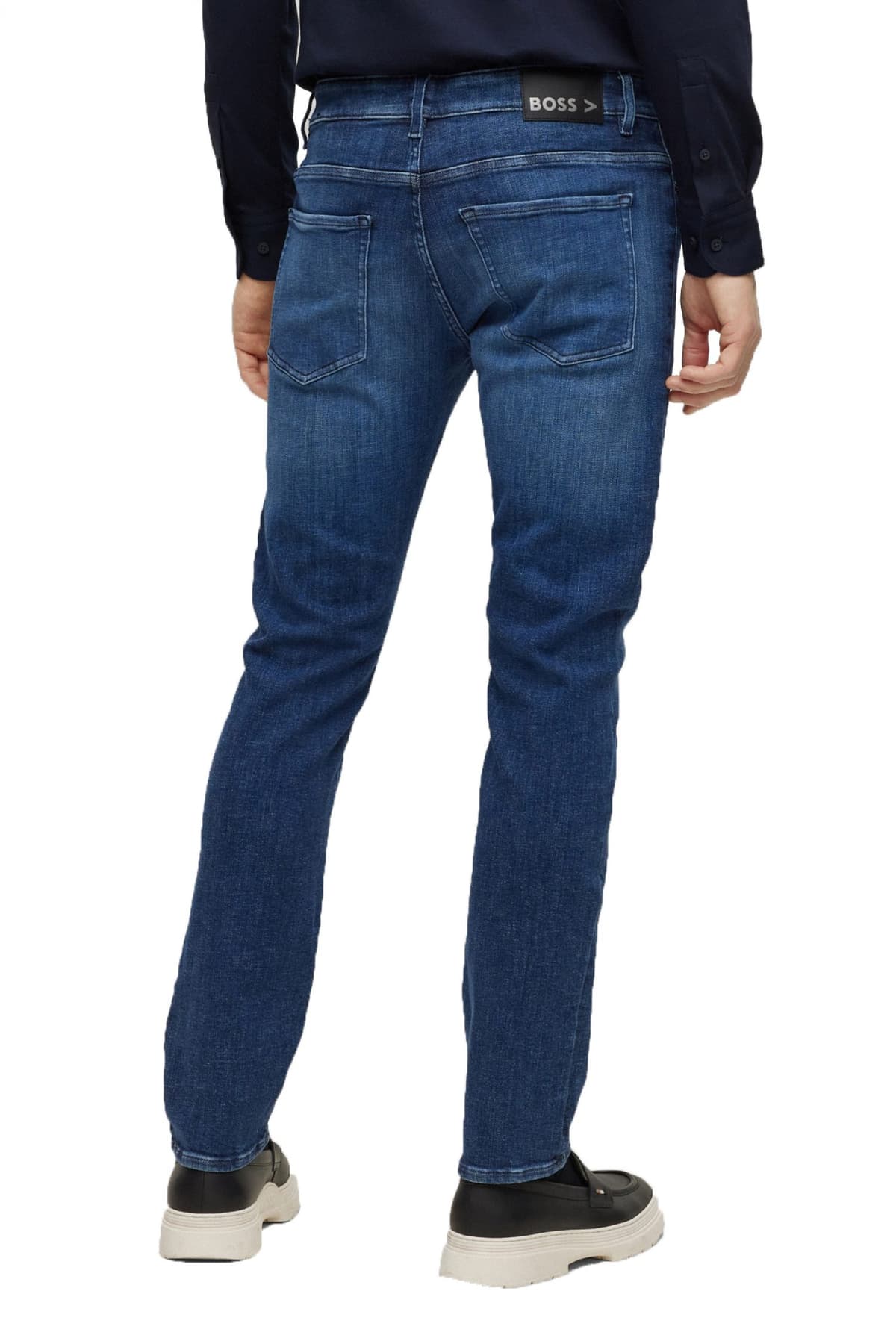 BOSS ΠΑΝΤΕΛΟΝΙ JEANS DELAWARE 3-1-200 SLIM FIT ΜΠΛΕ