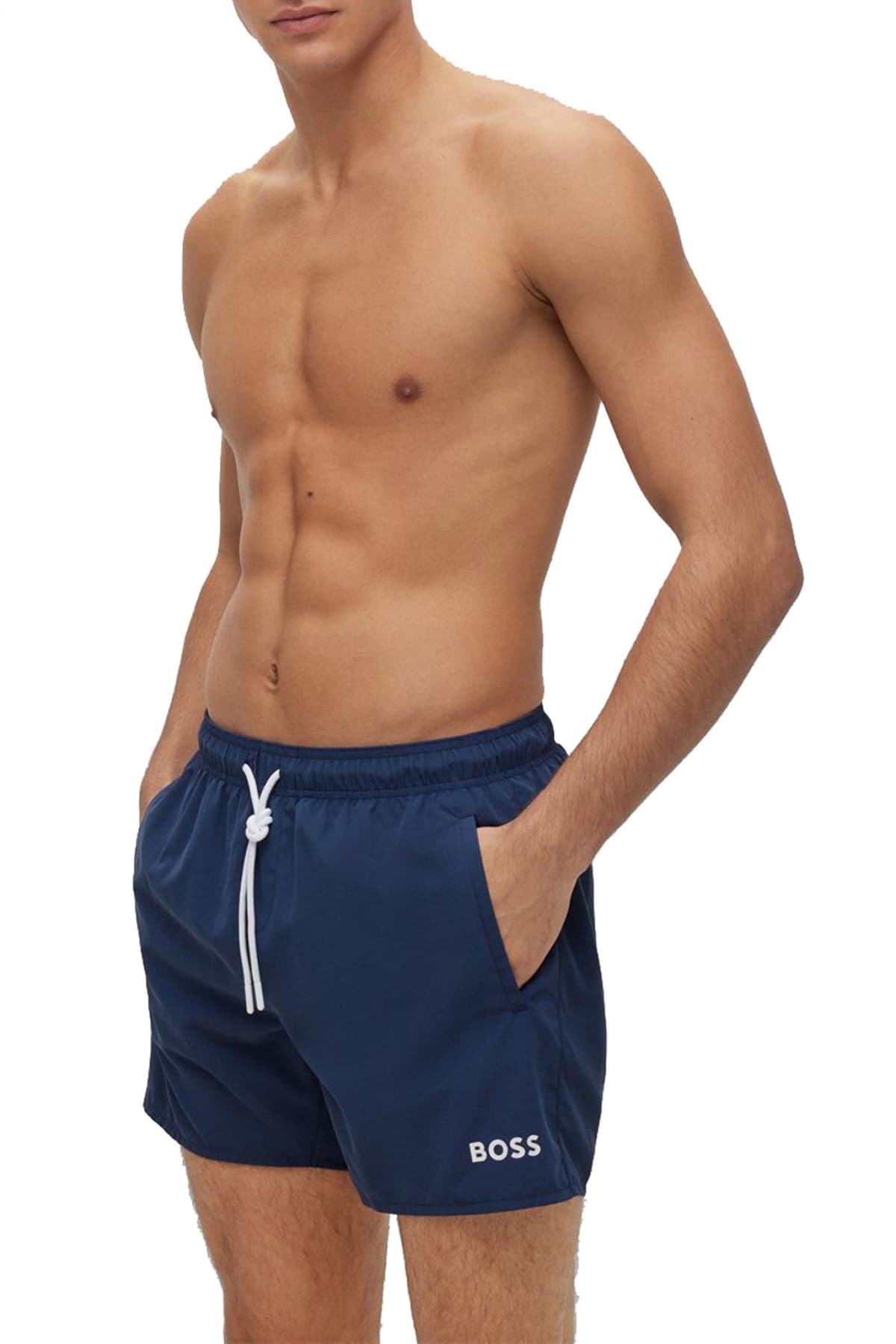 BOSS BEACHWEAR ΜΑΓΙΩ THORNFISH ΜΠΛΕ