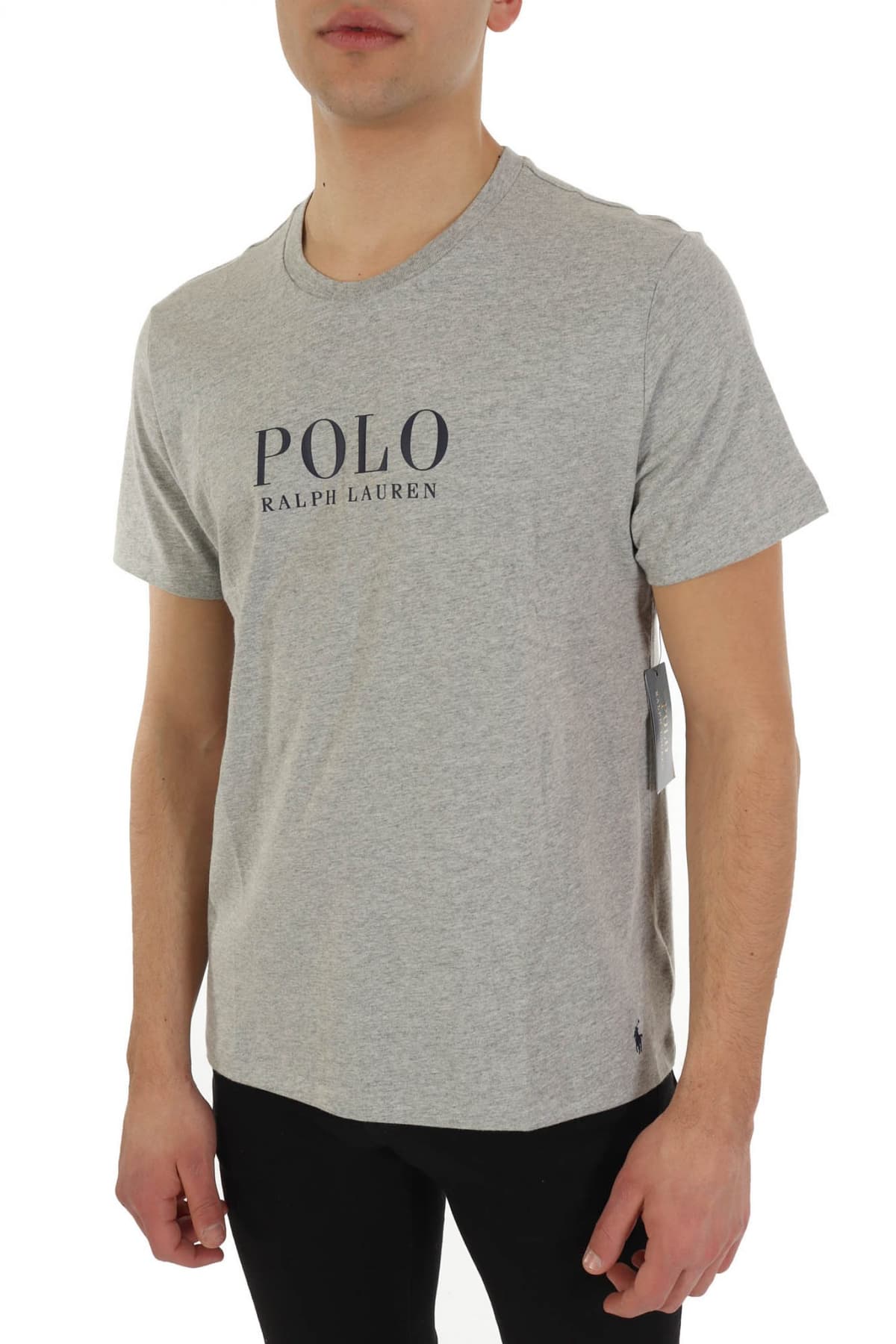 RALPH LAUREN T-SHIRT UNDERWEAR LOGO ΓΚΡΙ