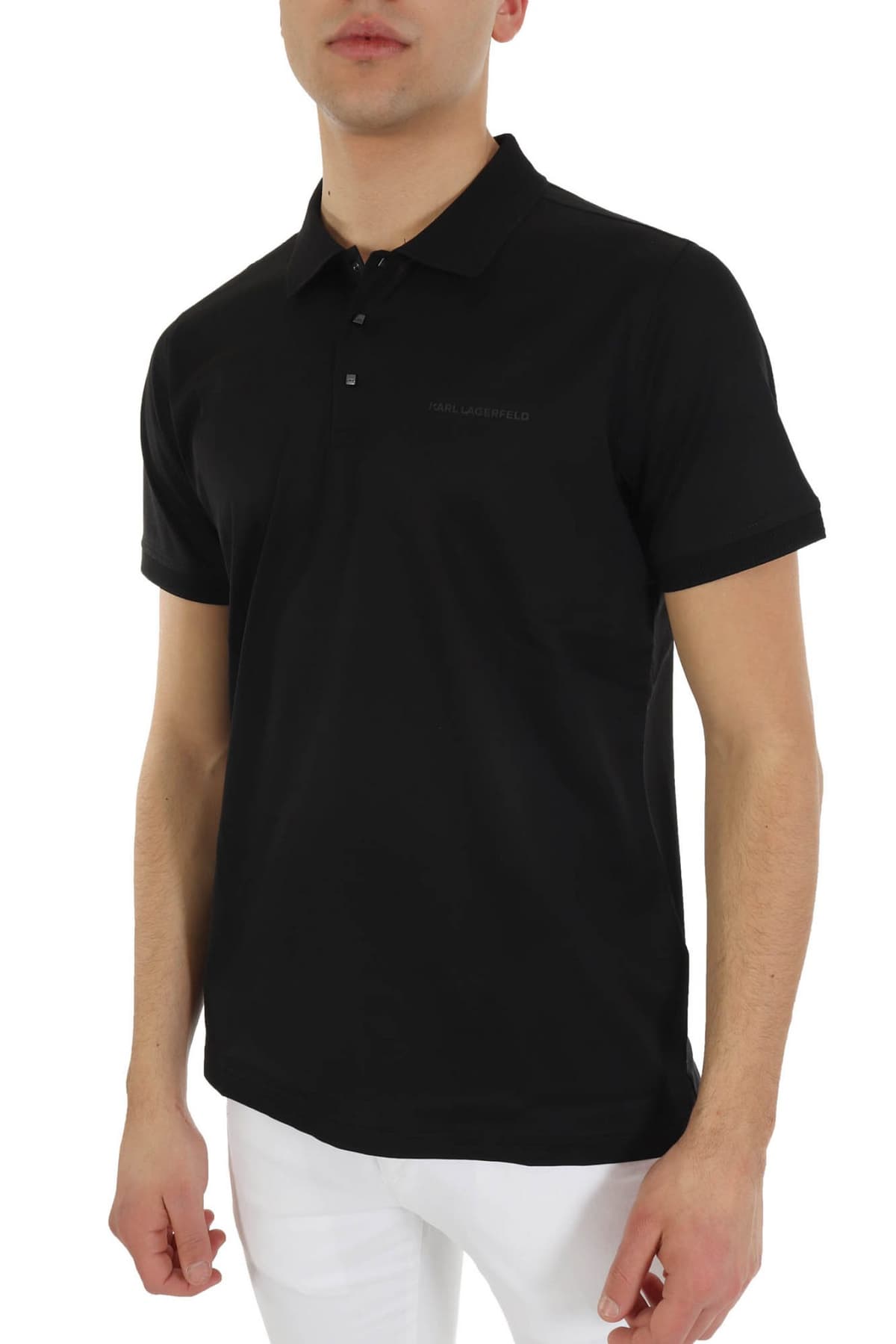 Men's Polo Shirts Karl Lagerfeld Black