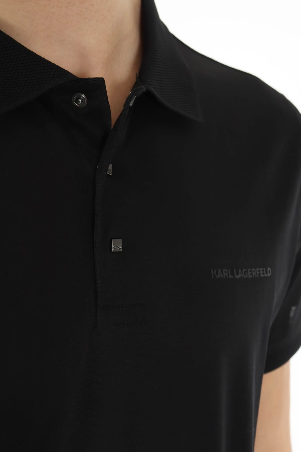Men's Polo Shirts Karl Lagerfeld Black