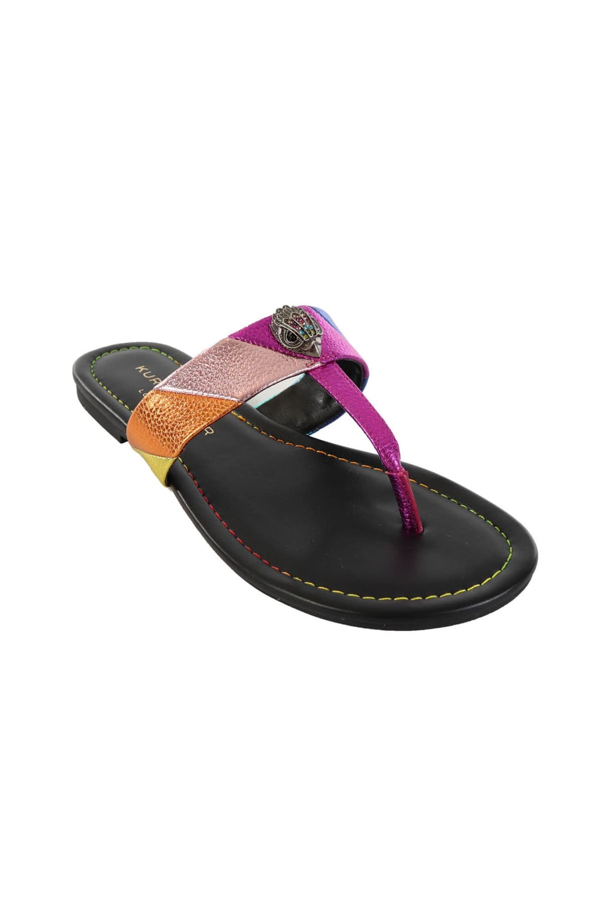 KURT GEIGER ΠΑΠΟΥΤΣΙΑ ΣΑΝΔΑΛΙΑ T-BAR ΠΟΛΥΧΡΩΜΟ