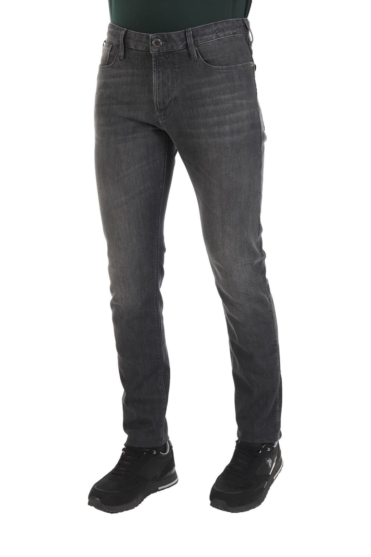 EMPORIO ARMANI ΠΑΝΤΕΛΟΝΙ JEANS J06 SLIM FIT ΑΝΘΡΑΚΙ