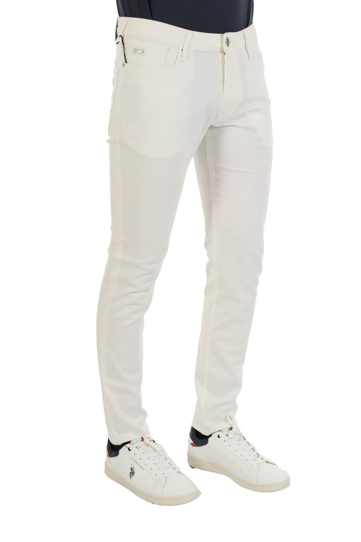 EMPORIO ARMANI ΠΑΝΤΕΛΟΝΙ 5ΤΣΕΠΟ J06 SLIM FIT ΛΕΥΚΟ