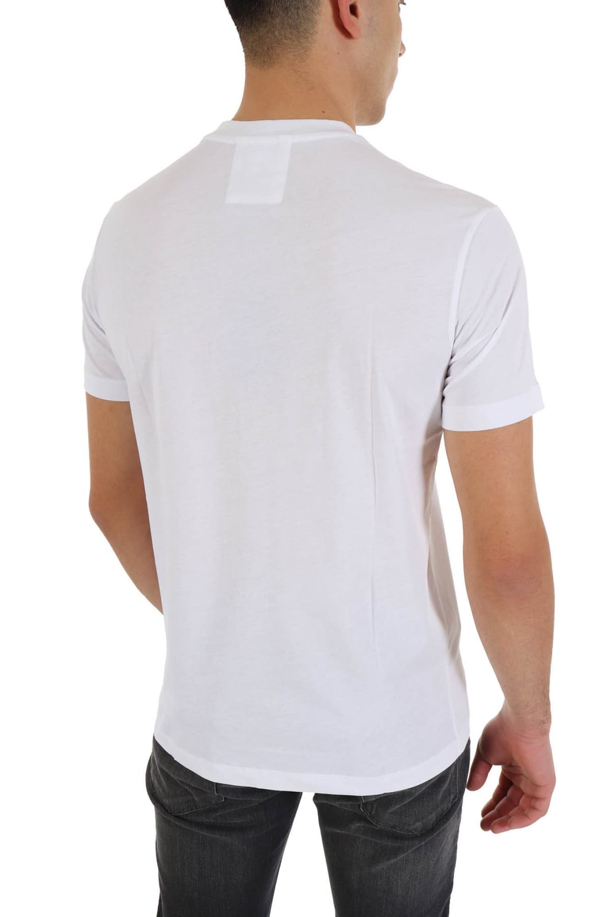 EMPORIO ARMANI T-SHIRT LOGO ΛΕΥΚΟ