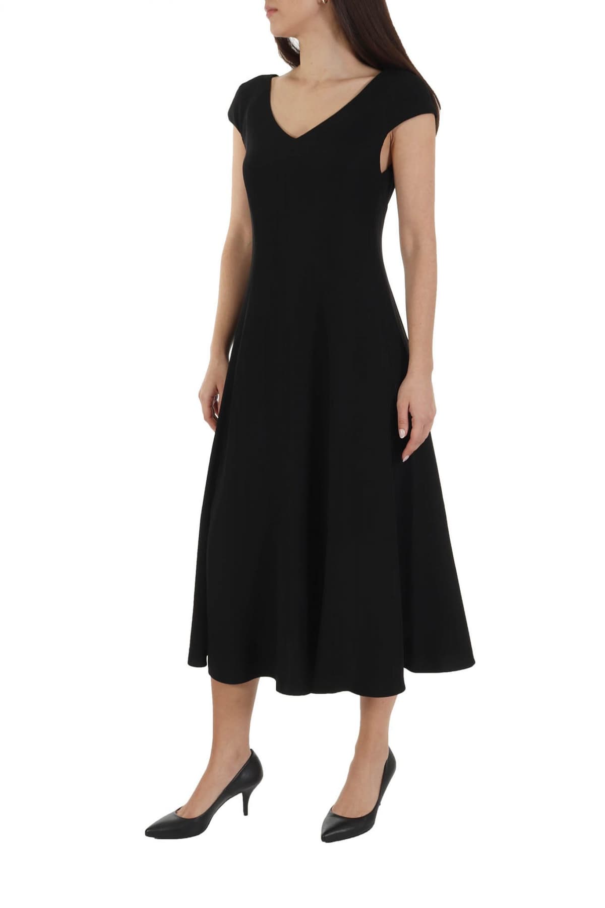 EMPORIO ARMANI ΦΟΡΕΜΑ ΚΛΟΣ ΑΝΟΙΓΜΑ ΠΛΑΤΗ ΜΑΥΡΟ