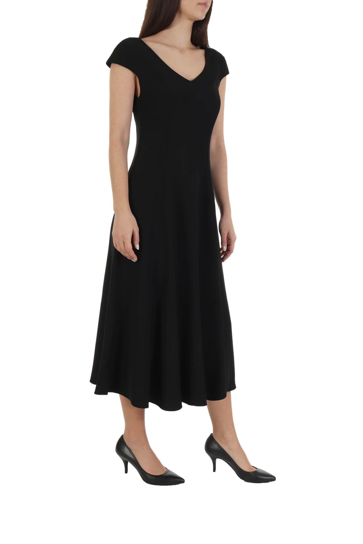 EMPORIO ARMANI ΦΟΡΕΜΑ ΚΛΟΣ ΑΝΟΙΓΜΑ ΠΛΑΤΗ ΜΑΥΡΟ