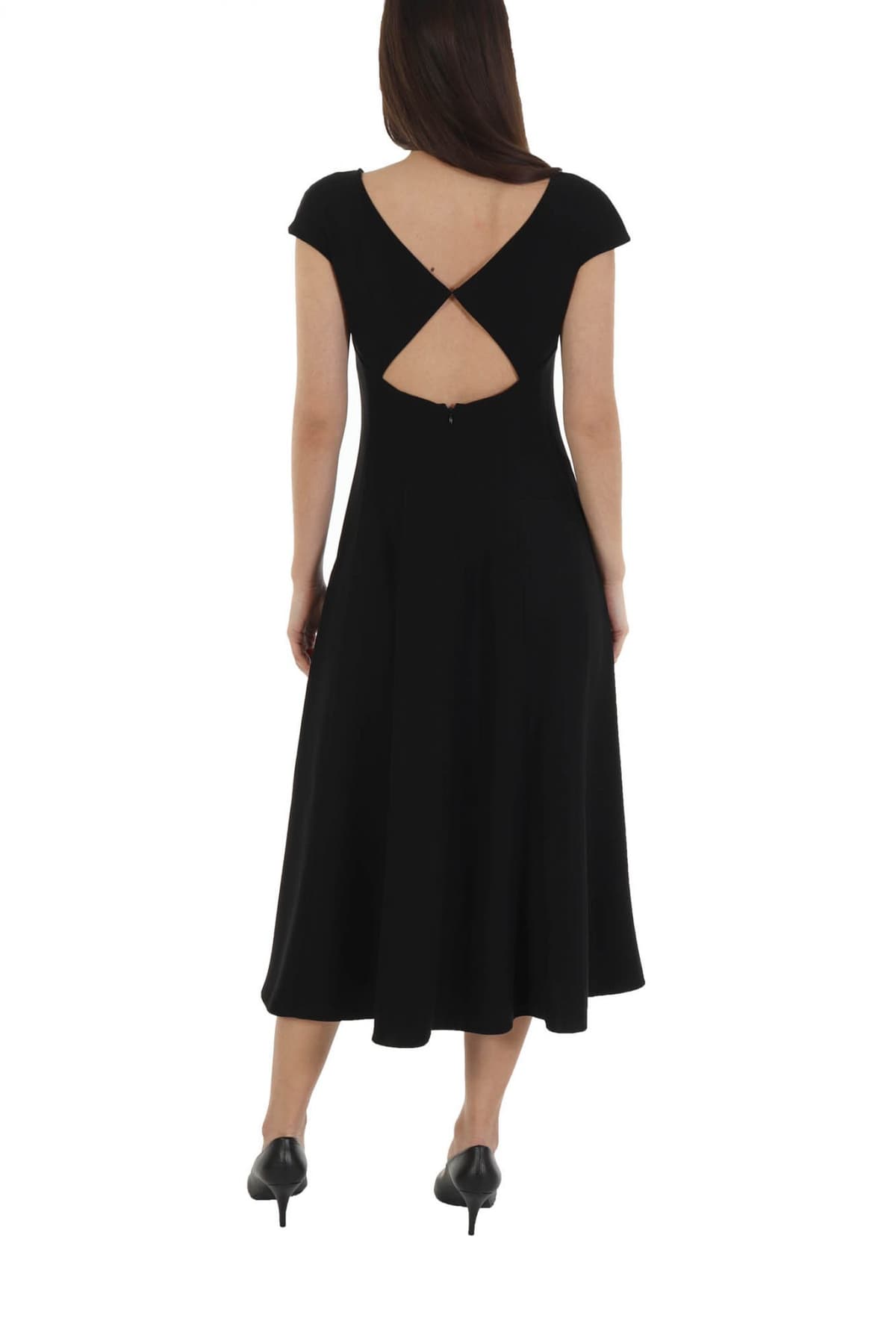 EMPORIO ARMANI ΦΟΡΕΜΑ ΚΛΟΣ ΑΝΟΙΓΜΑ ΠΛΑΤΗ ΜΑΥΡΟ